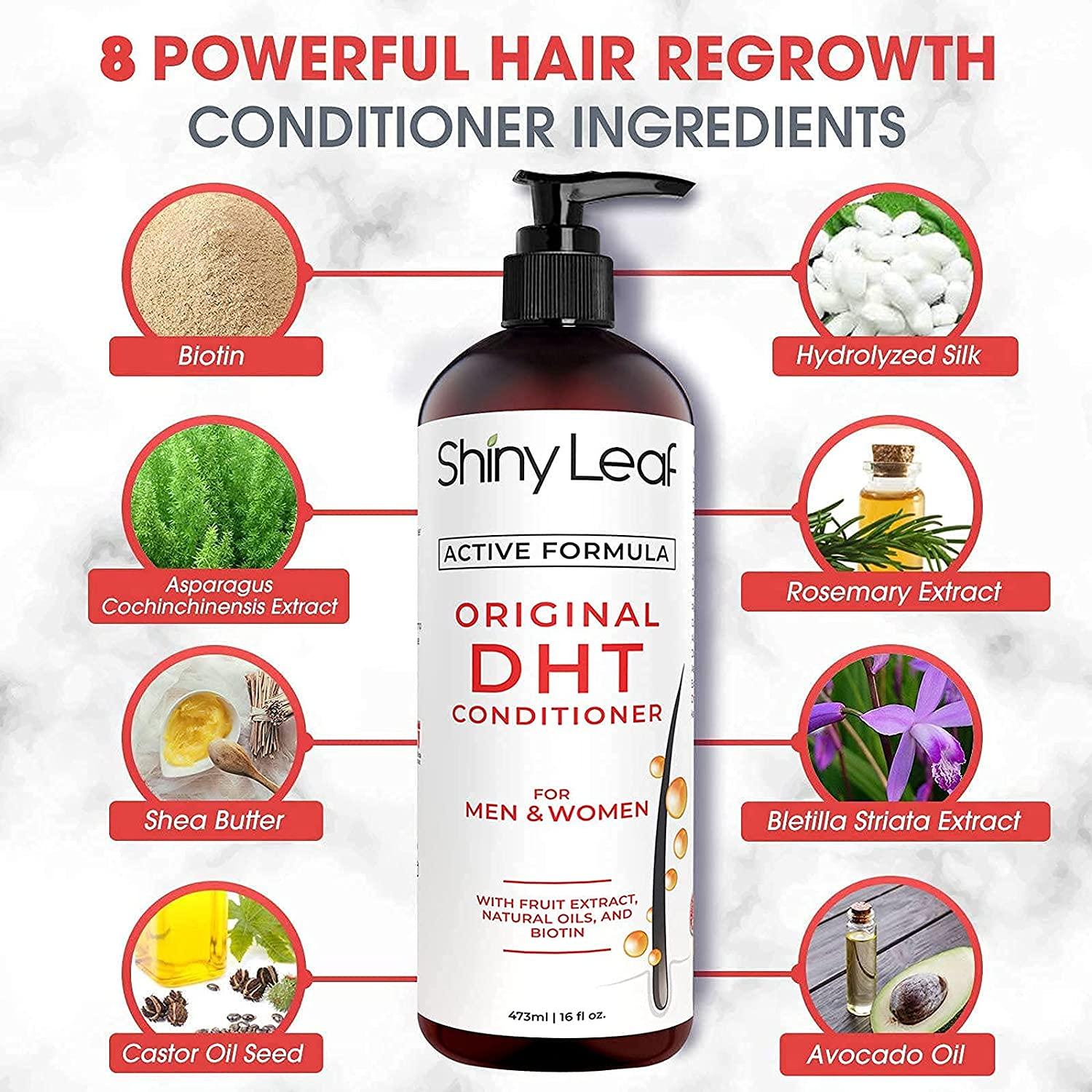 DHT Blocker Conditioner for Hair Loss with Rosemary Leaf Oil, AntiHair