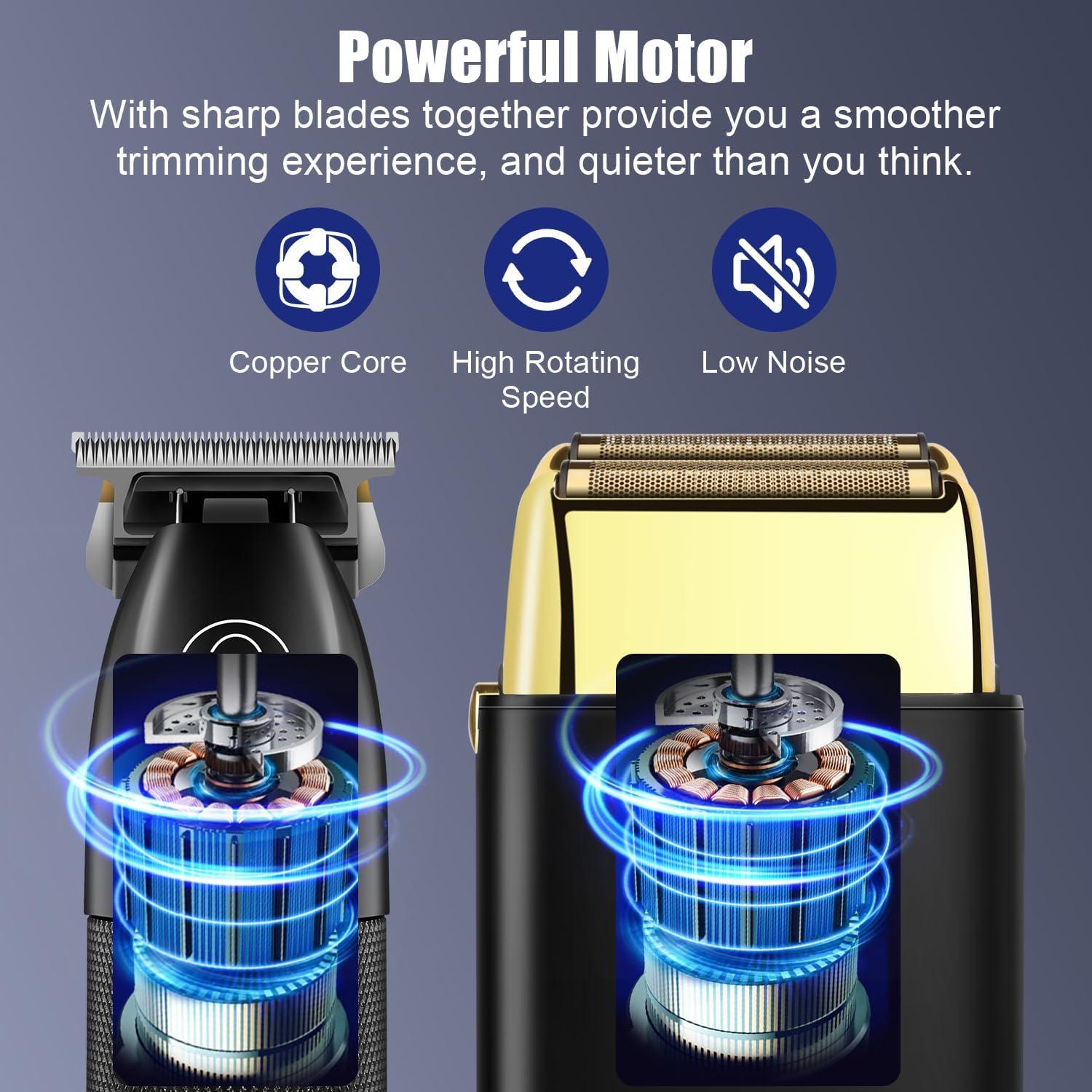 Professional 2024 Hair Clipper, HIENA White Cordless Hair Trimmer With Self Sharpening Blades, Electric Barber Clippers For Men From Heijue04, $16.14 - View #8