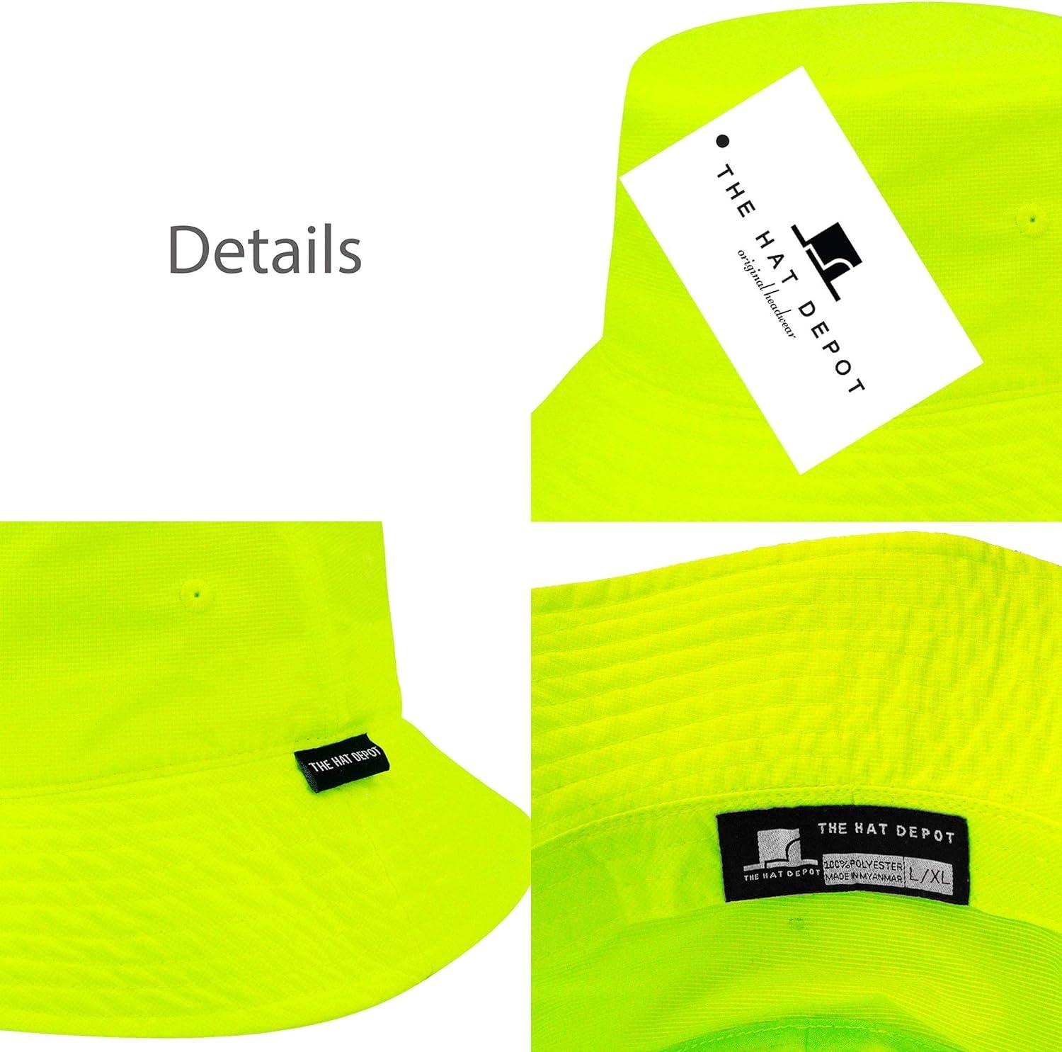 The Hat Depot Lightweight Quick Dry Polyester Packable Nylon