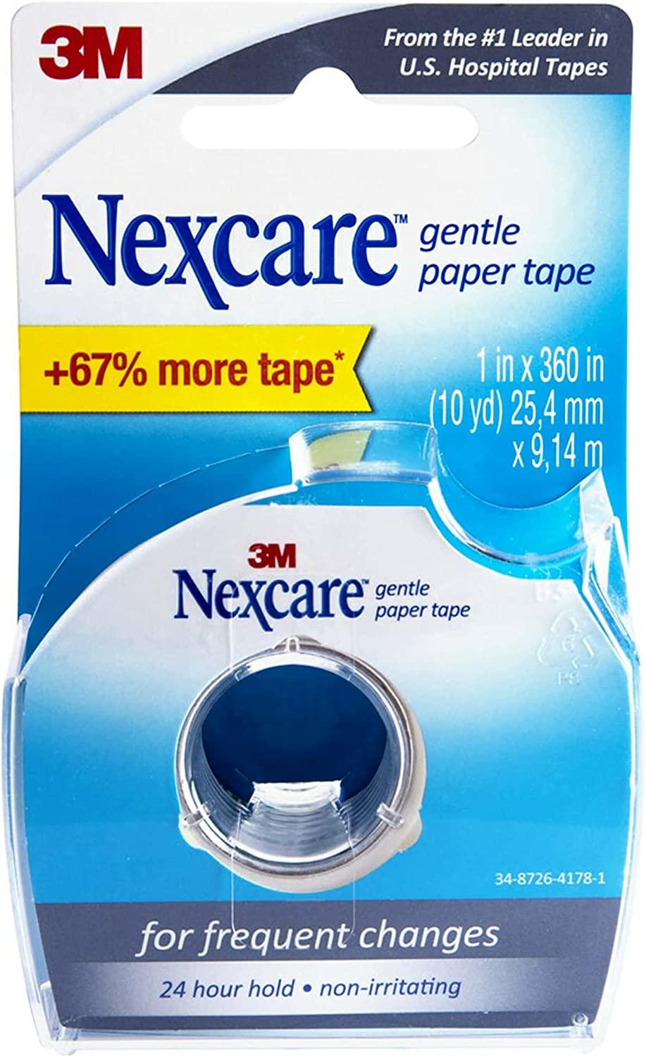 Nexcare Flexible Clear First Aid Tape Dispenser 1 in x 10 yd
