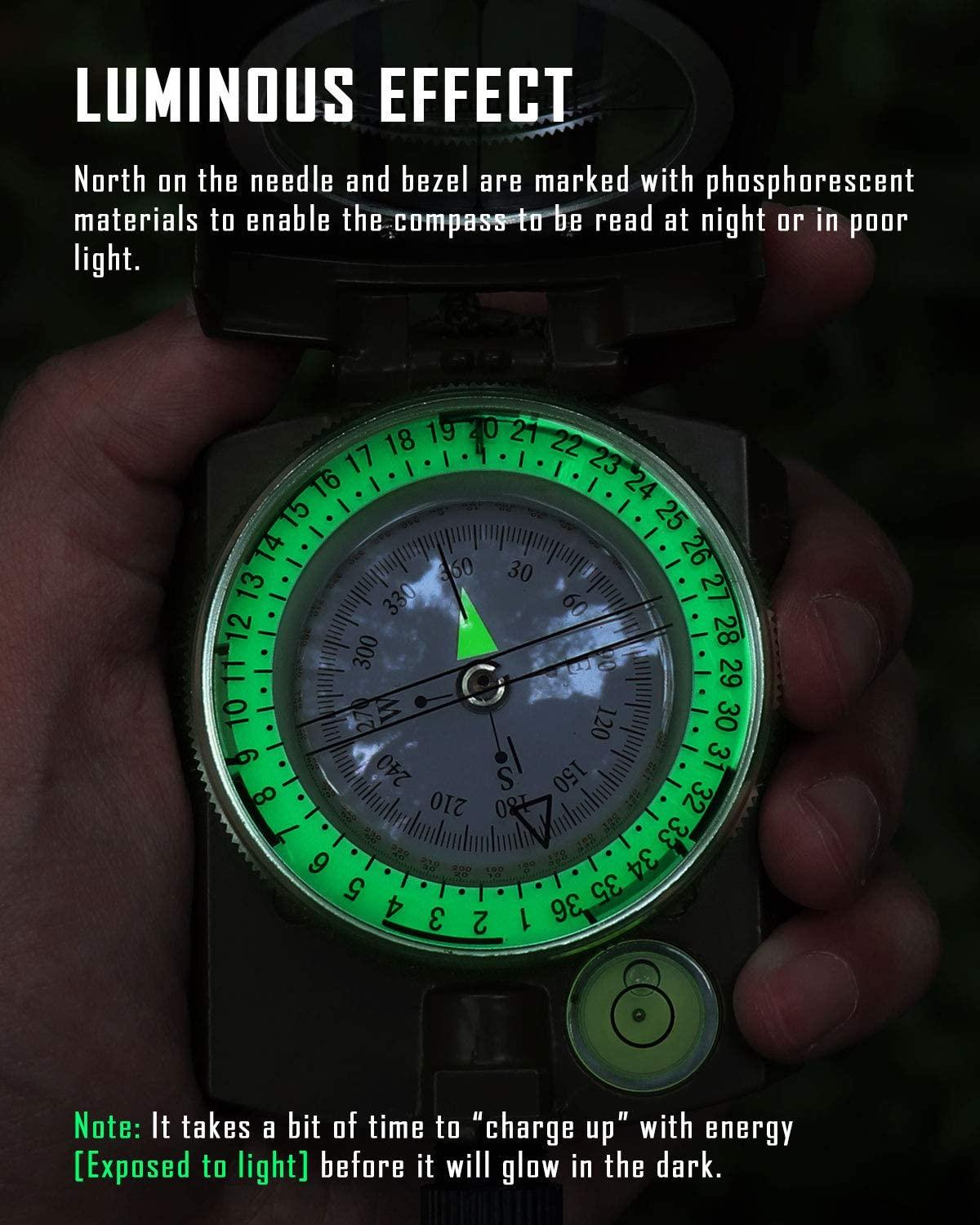 Eyeskey Multifunctional Tactical Survival Military Compass with Lanyard