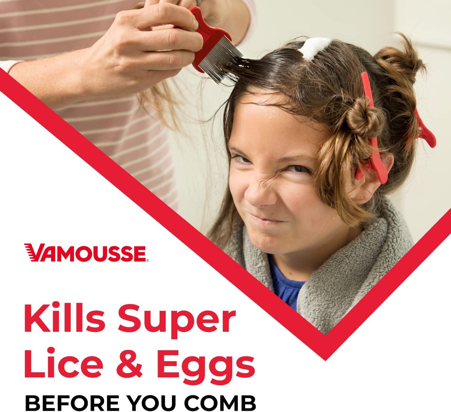 Vamousse Lice Treatment Complete Kit Includes Lice Treatment Mousse