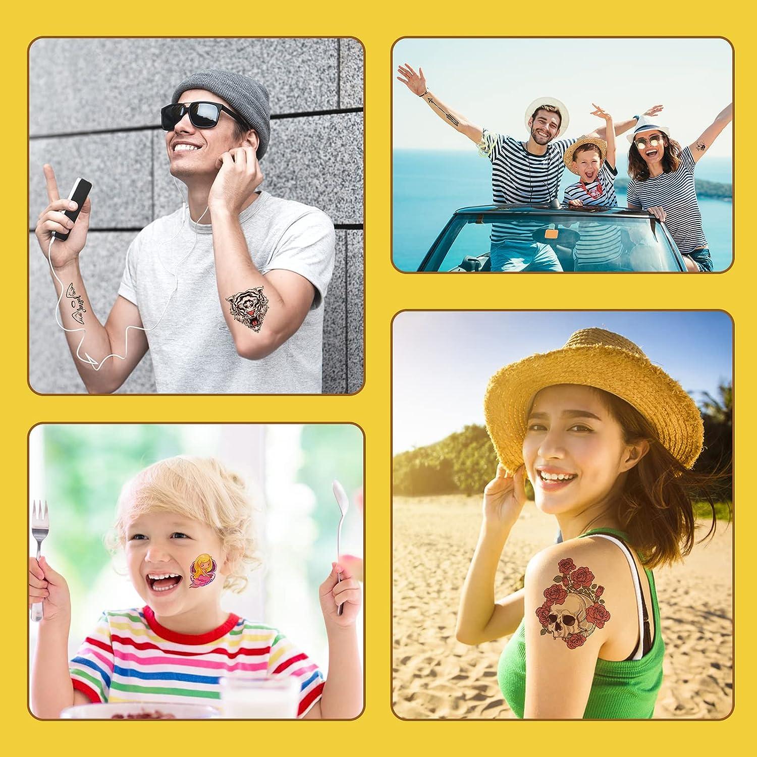 Printable Temporary Tattoo Paper for Inkjet Printer - 8.5X11 10 SHEETS - DIY Personalized Image ...