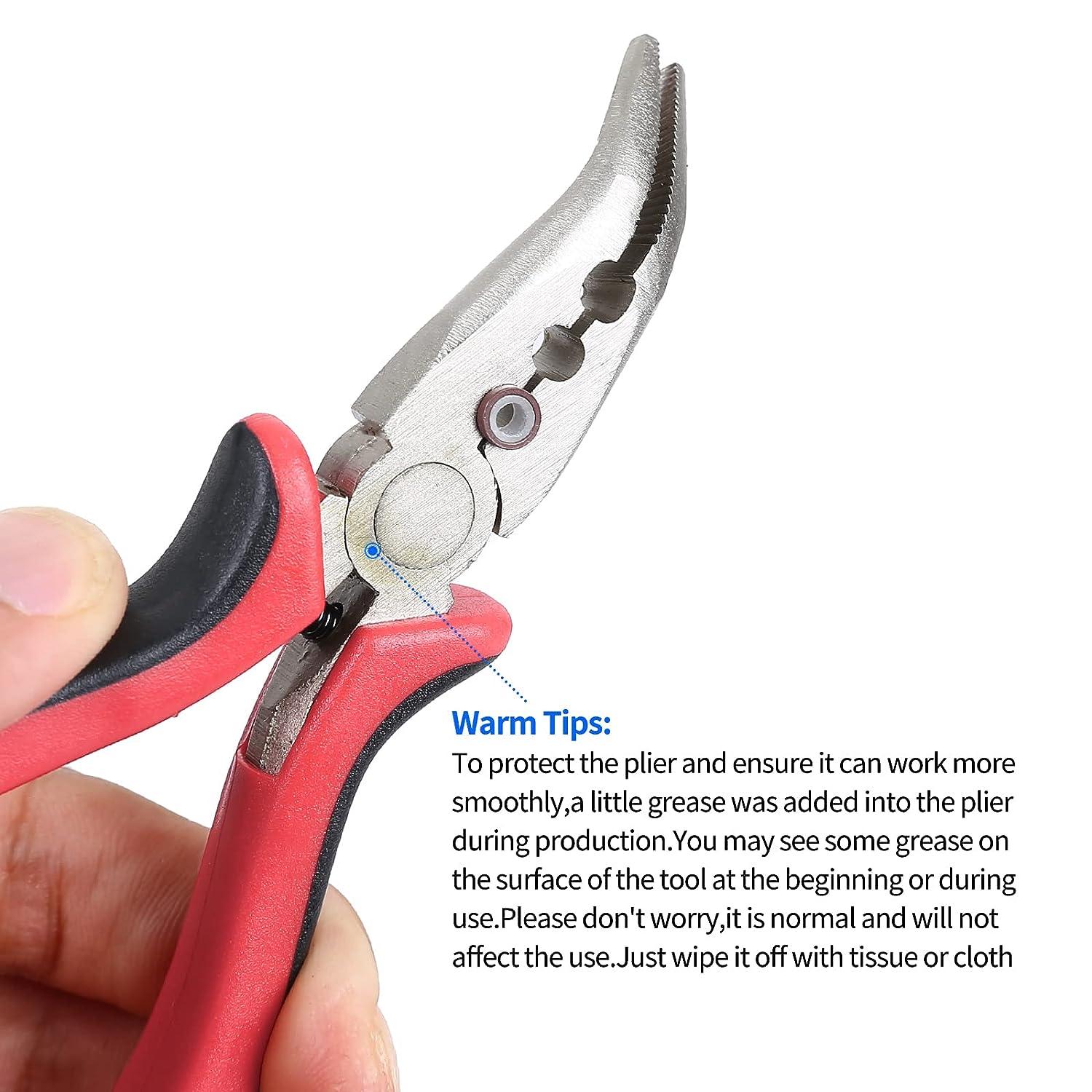 Neitsi 3 Holes Mini Plier For Micro Nano Ring Hair Extensions opener and  Removal Tool