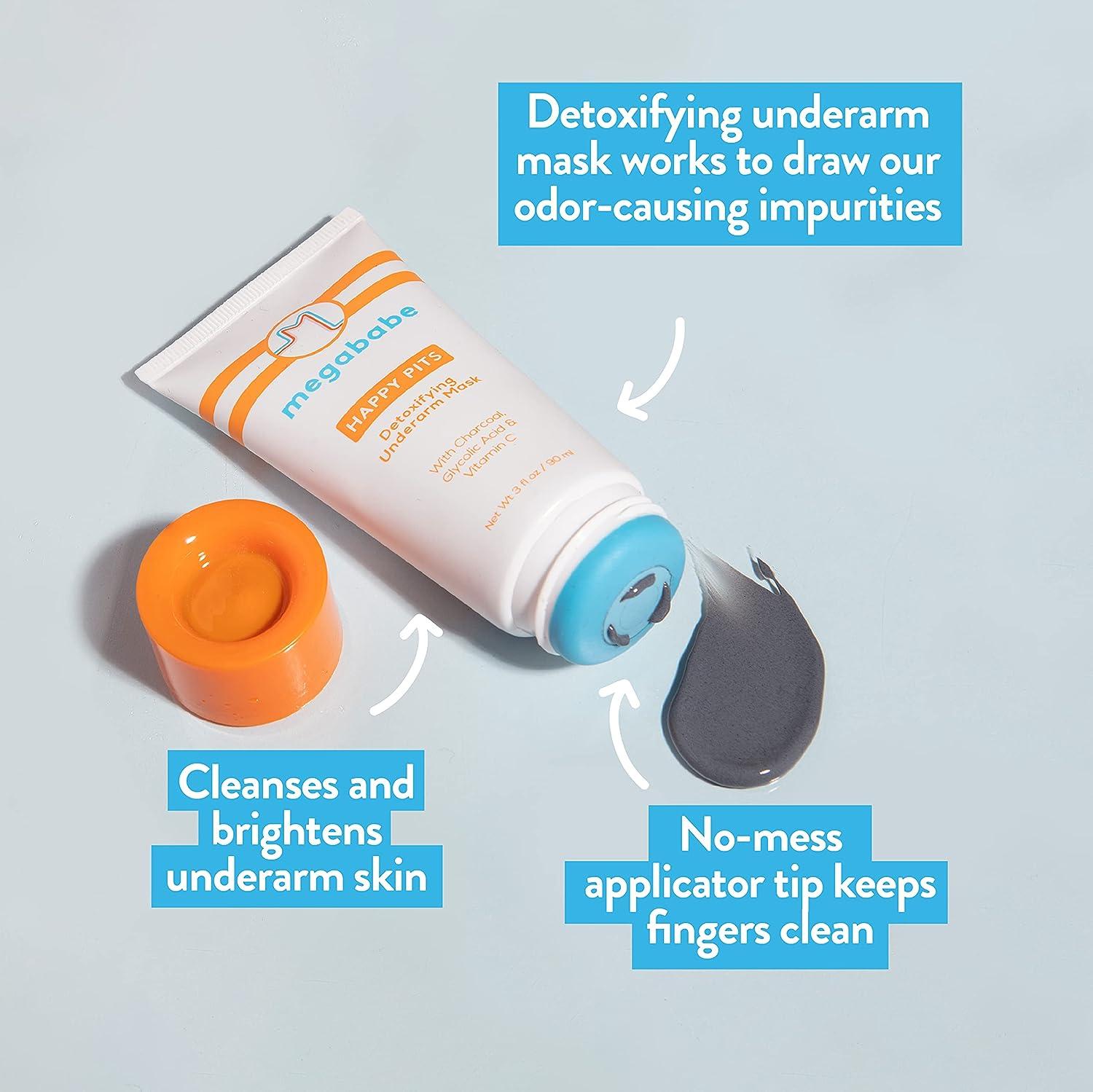 Megababe Underarm Mask Happy Pits With Detoxifying Charcoal