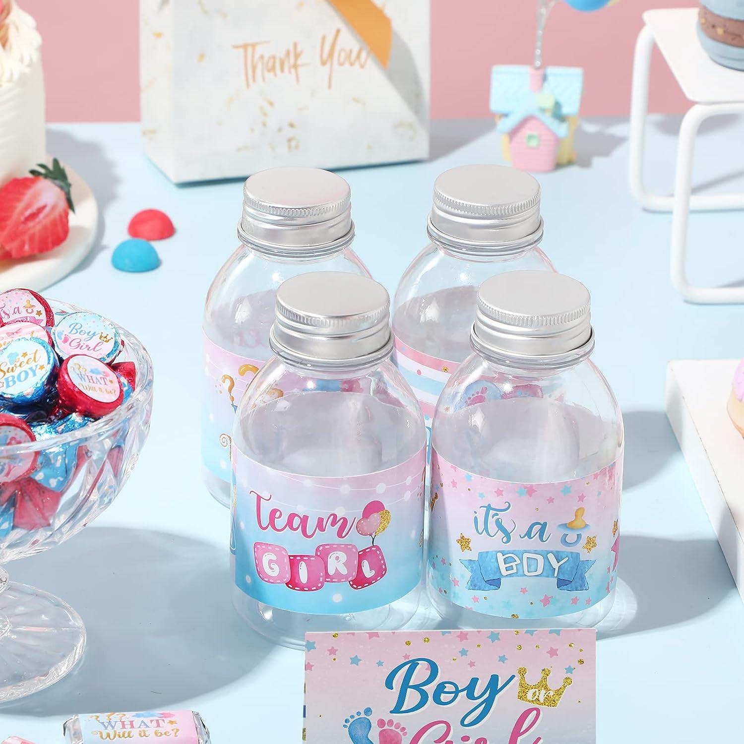 Gender Reveal Baby Bottle Shower Favors Gender Reveal Baby Shower