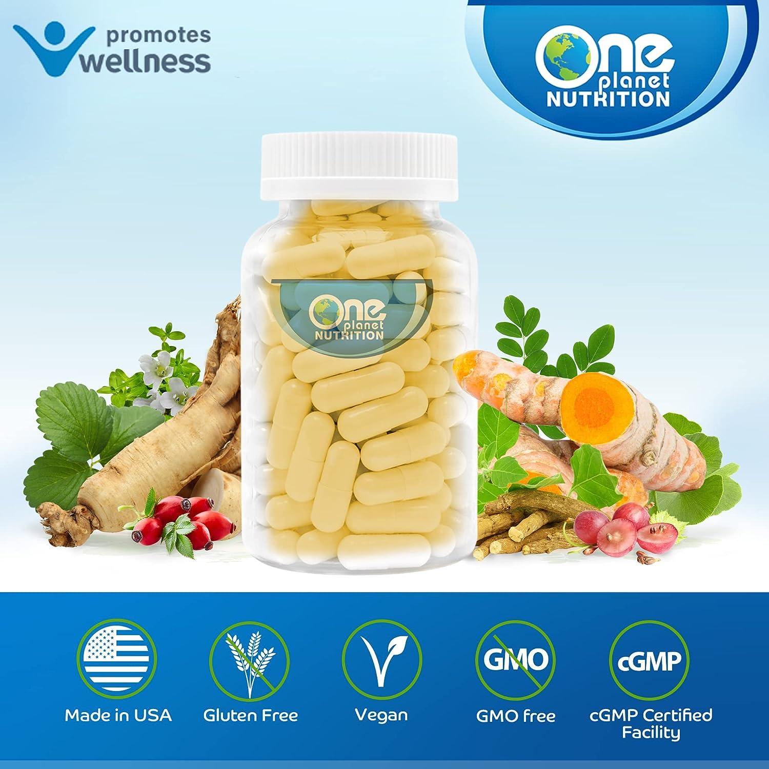 One Nutrition Nano Curcumin 500 mg, Turmeric Curcumin Water