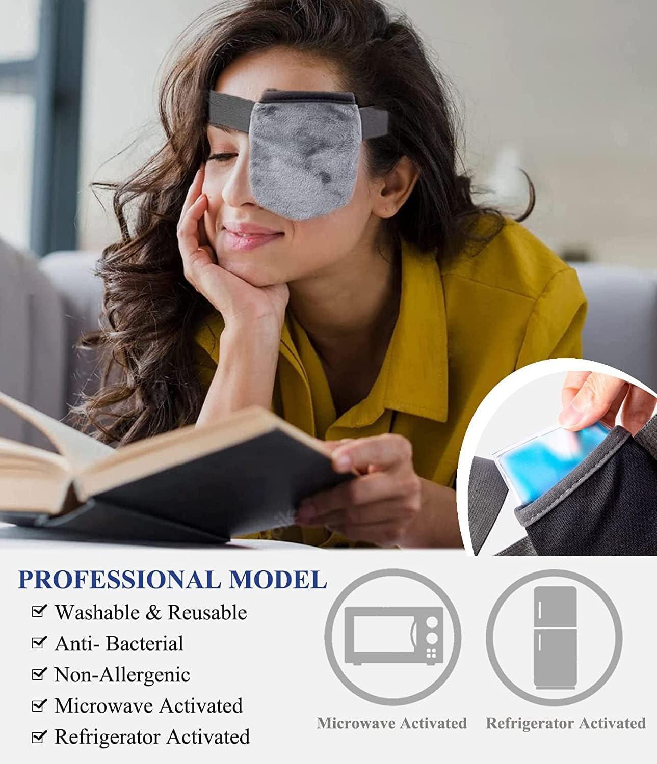 Single Moist Heat Eye Compress Pad Microwave Activated Eye Compress