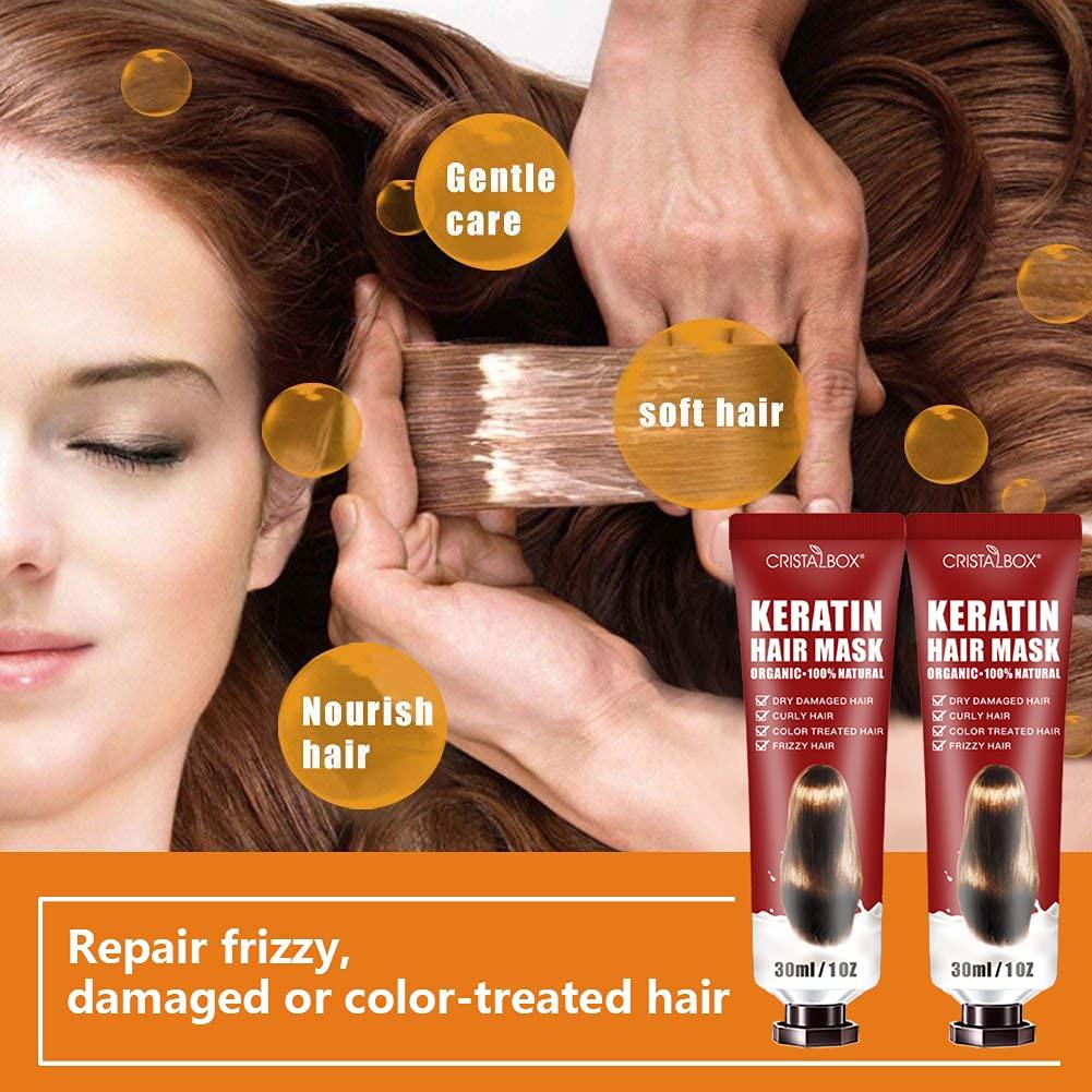 9 Pack Hair Treatment Masks Gift Set BulkKeratin Hair Mask Hydration