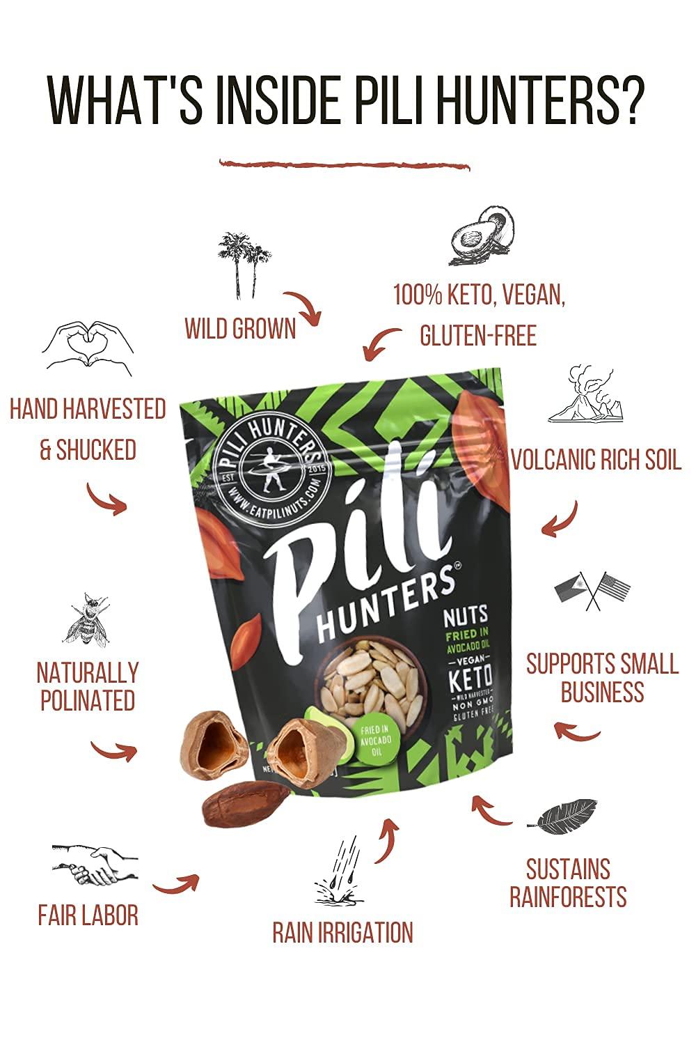 The Original Wild Sprouted Pili Nuts by Pili Hunters Traditional