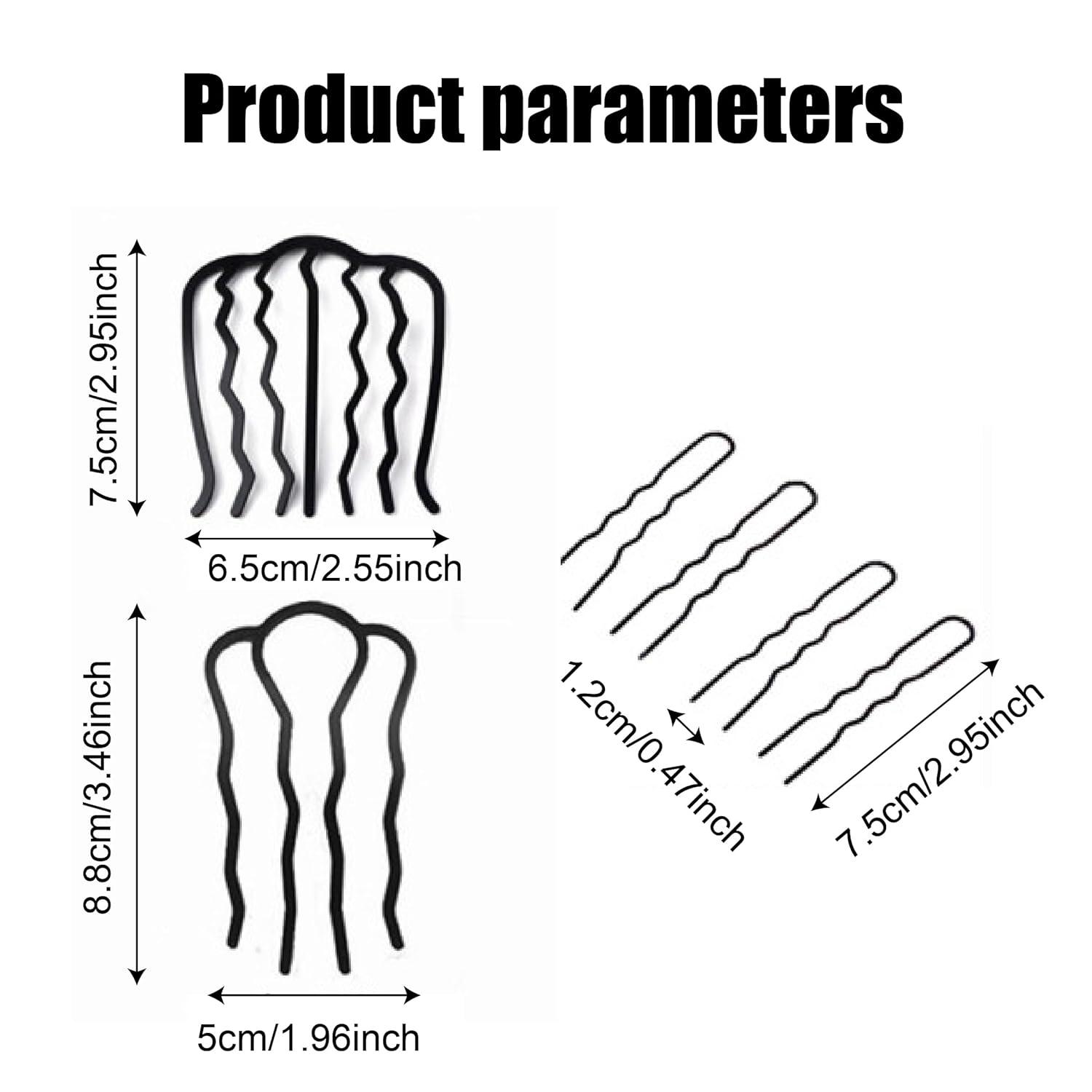 Shop Hair Plug-In Comb: 6 Metal Hair Feast Socket Large Hairpin & Side ...