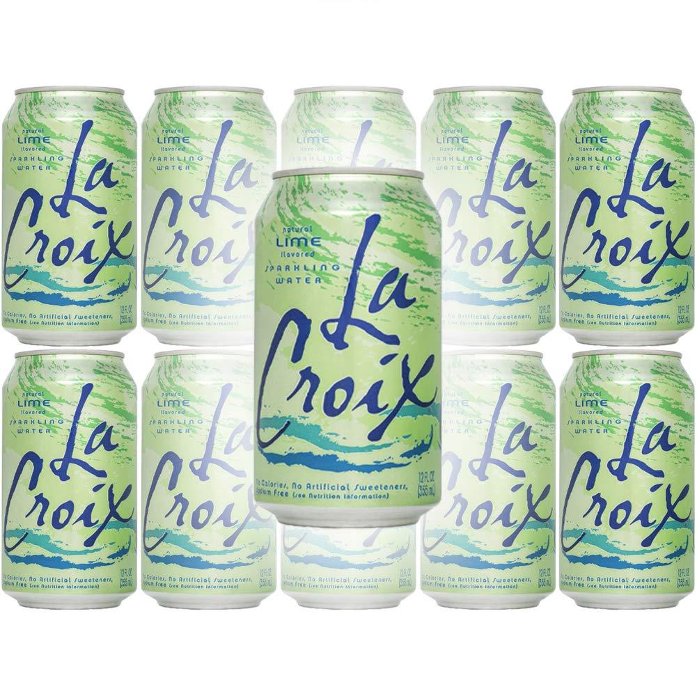 La Croix Lime Naturally Essenced Flavored Sparkling Water, 12 Ounce Can