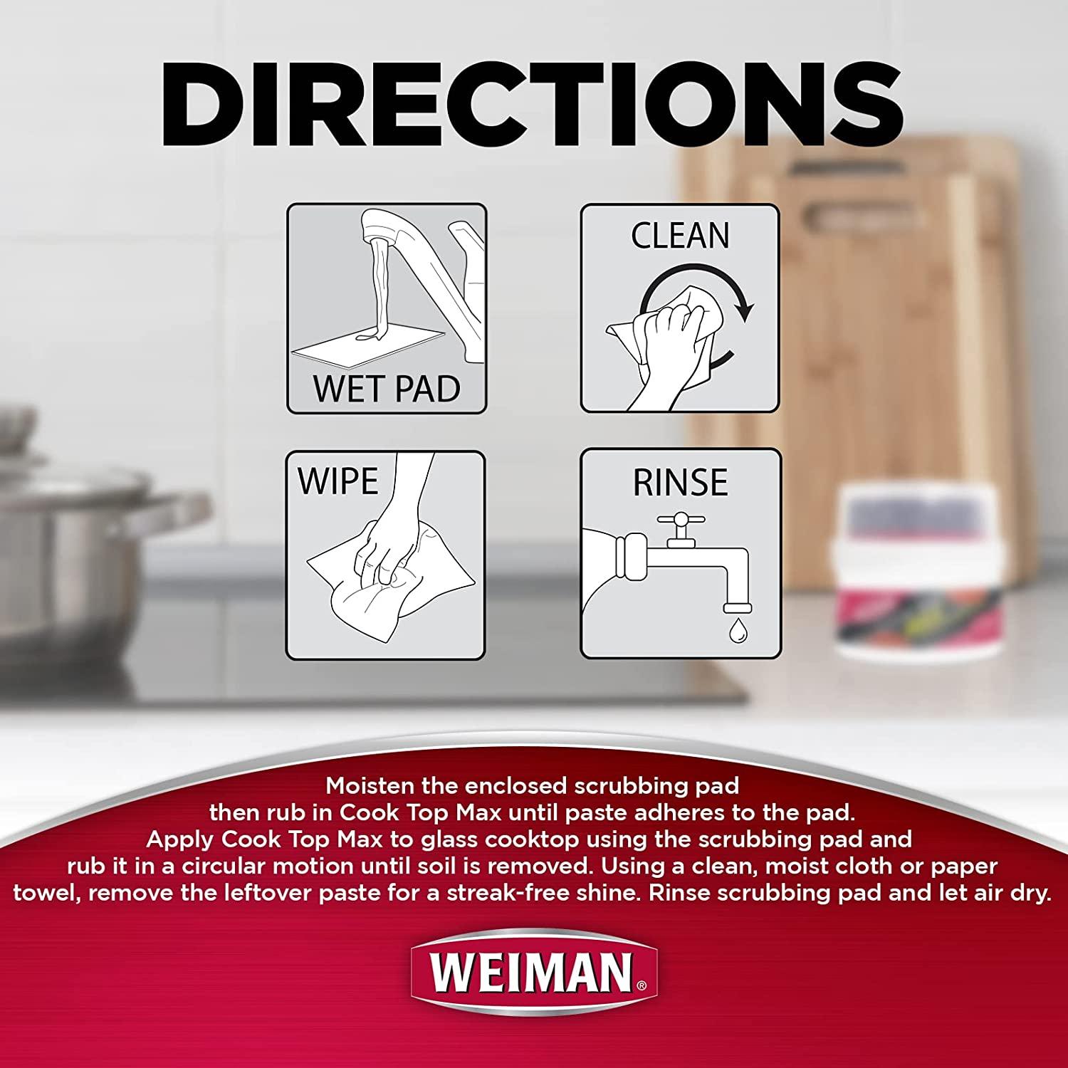 weiman cooktop cleaner max