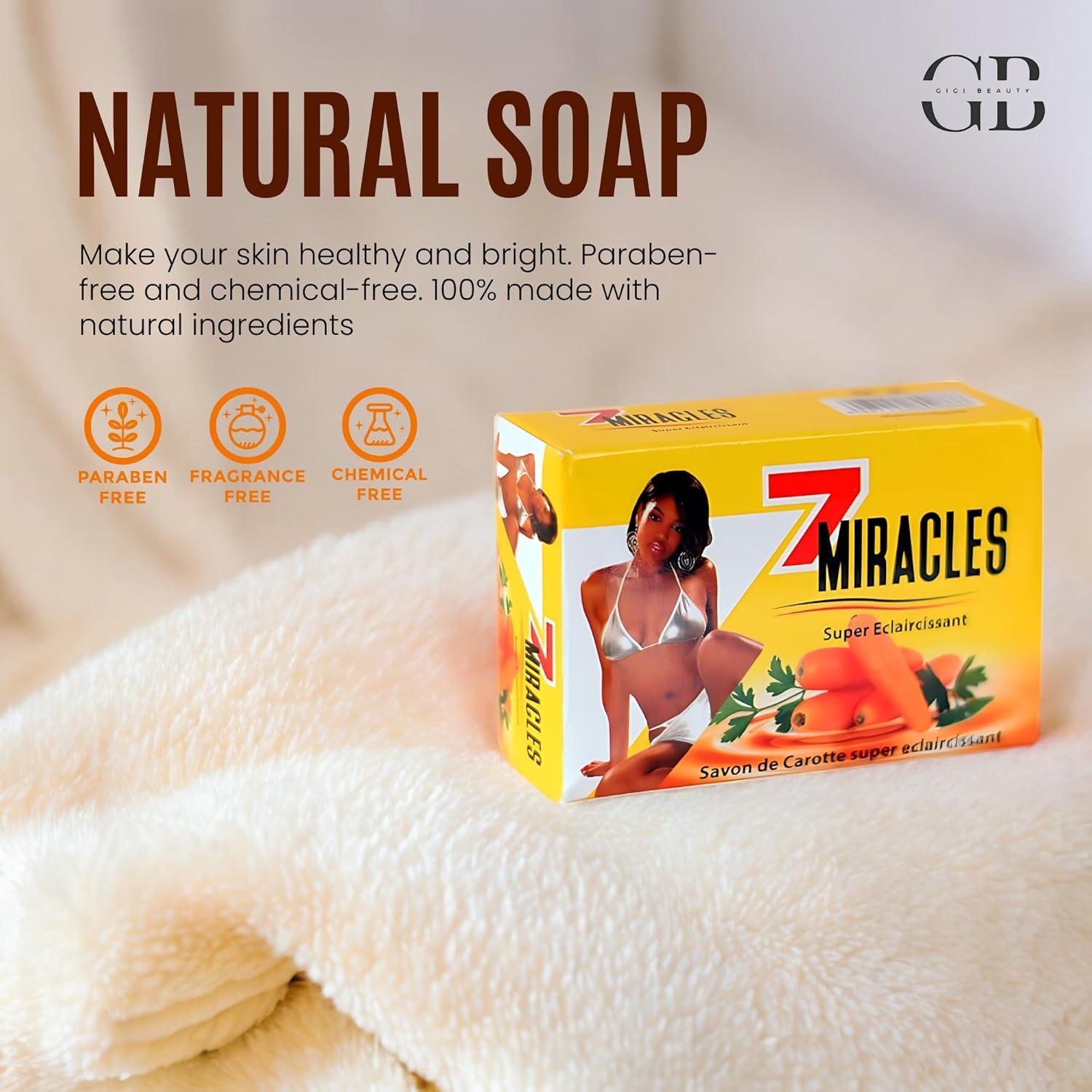 Buy Set of 3 X 7 Miracles Organic Moisturizing Soap - Best