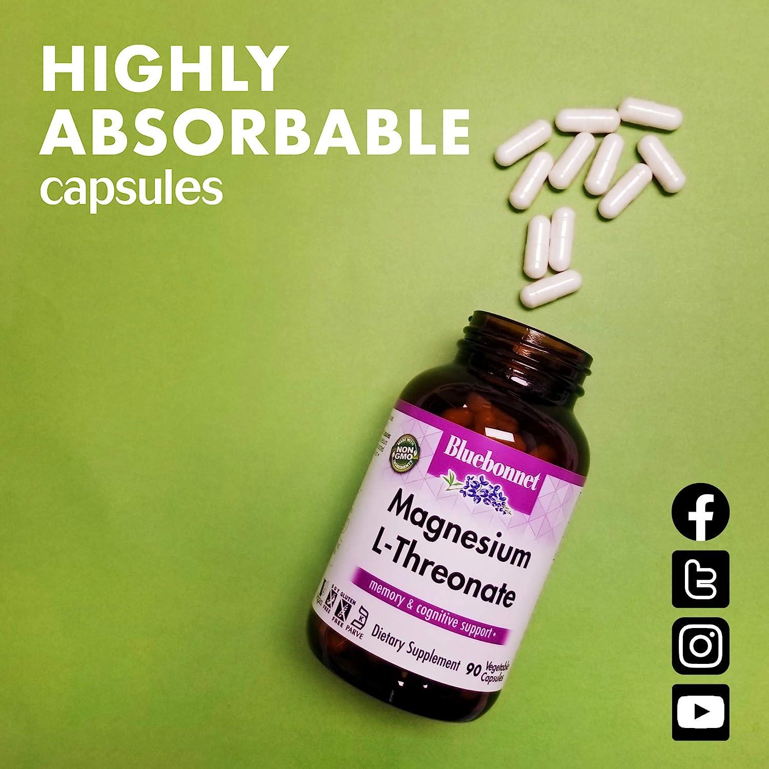 Nutrition Magnesium LThreonate for Cognitive Function and