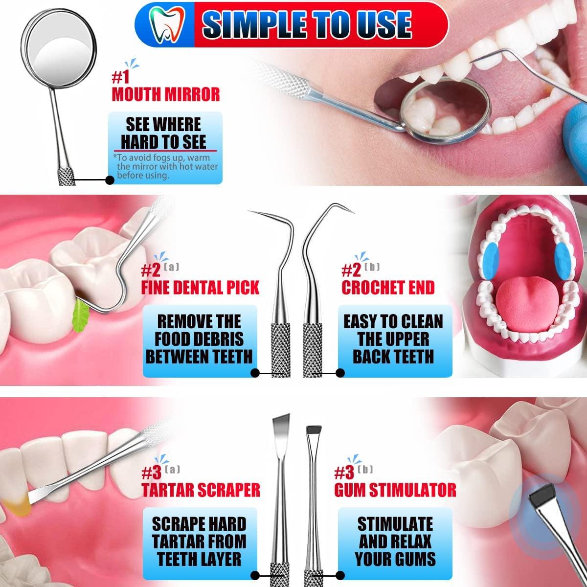 Dental Tools Plaque Remover for Teeth Professional Dental Hygiene