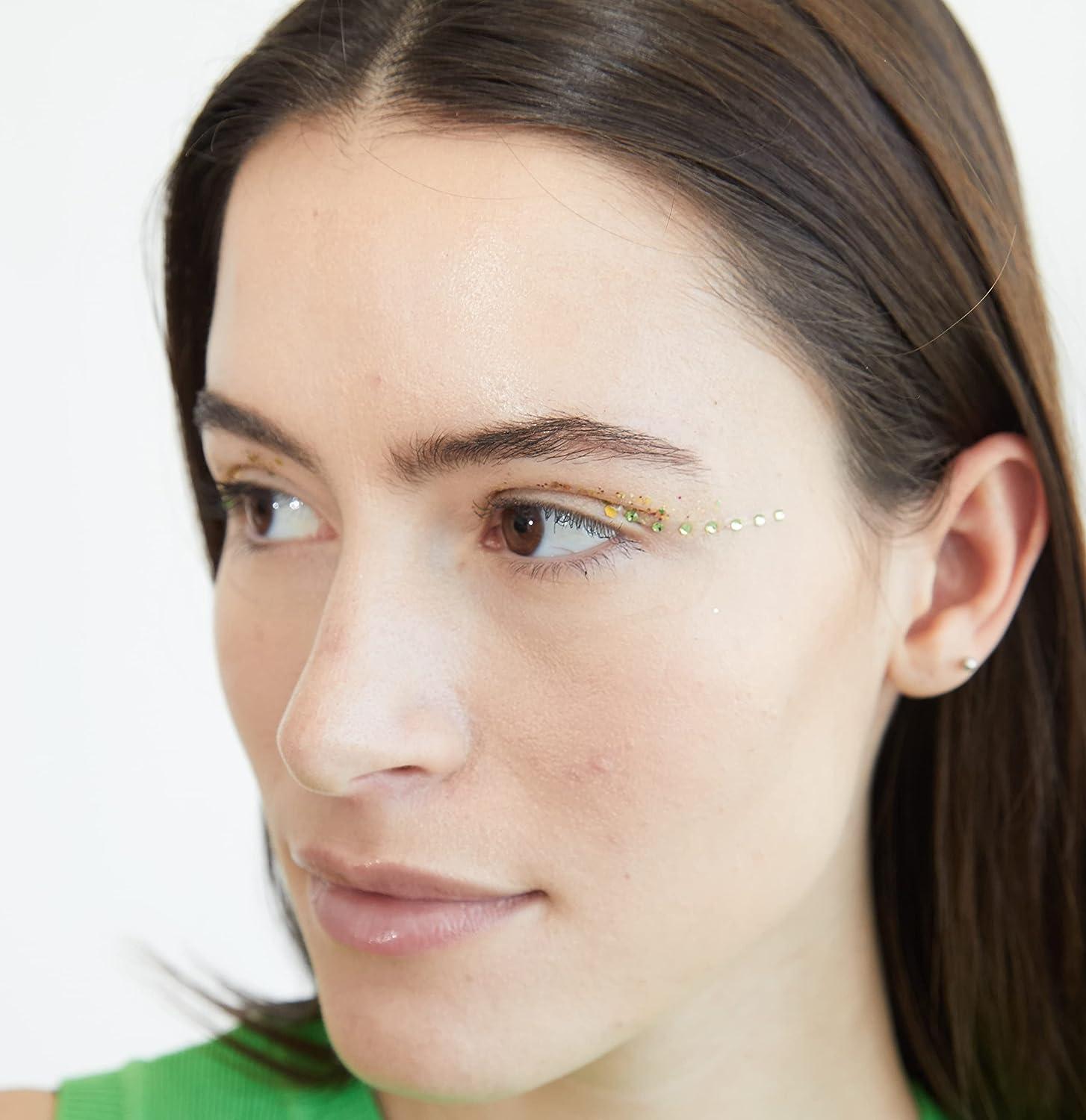 PaintLab Eye Gems Self-Adhesive Rhinestones for Makeup Face Jewels for  Beginners Kids Teens and Women Star Lover