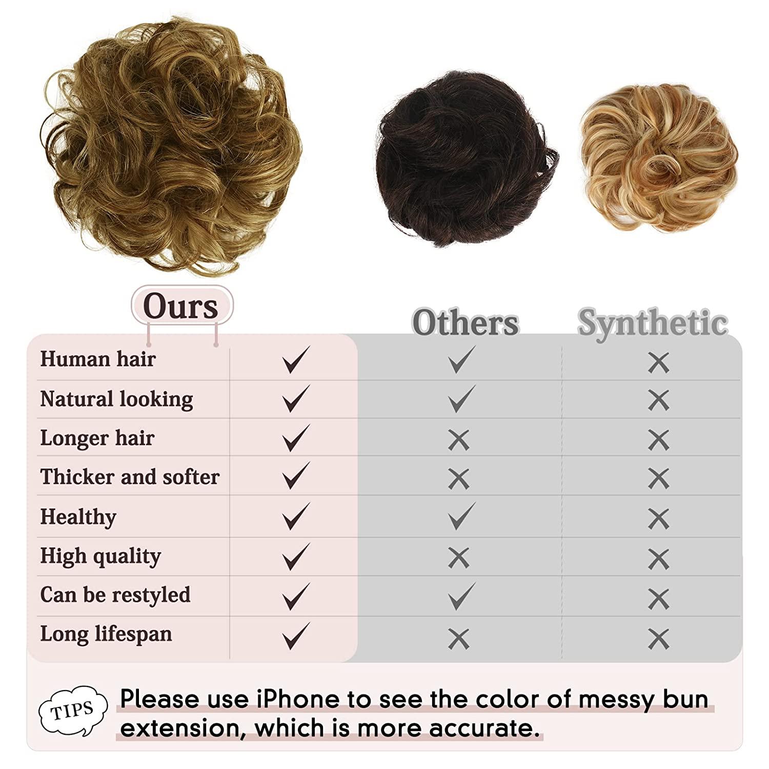 Messy Bun Hair Piece 100 Human Hair Messy Rose Bun Hair Buns Hair