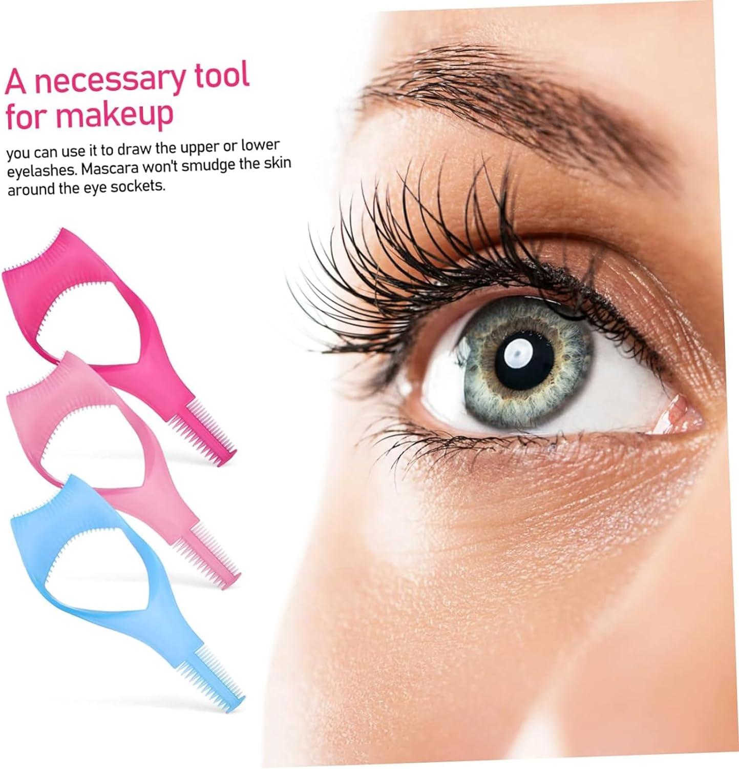 3 Pcs Mascara Shield Applicator Guard 3in1 Eyelash Protector Makeup