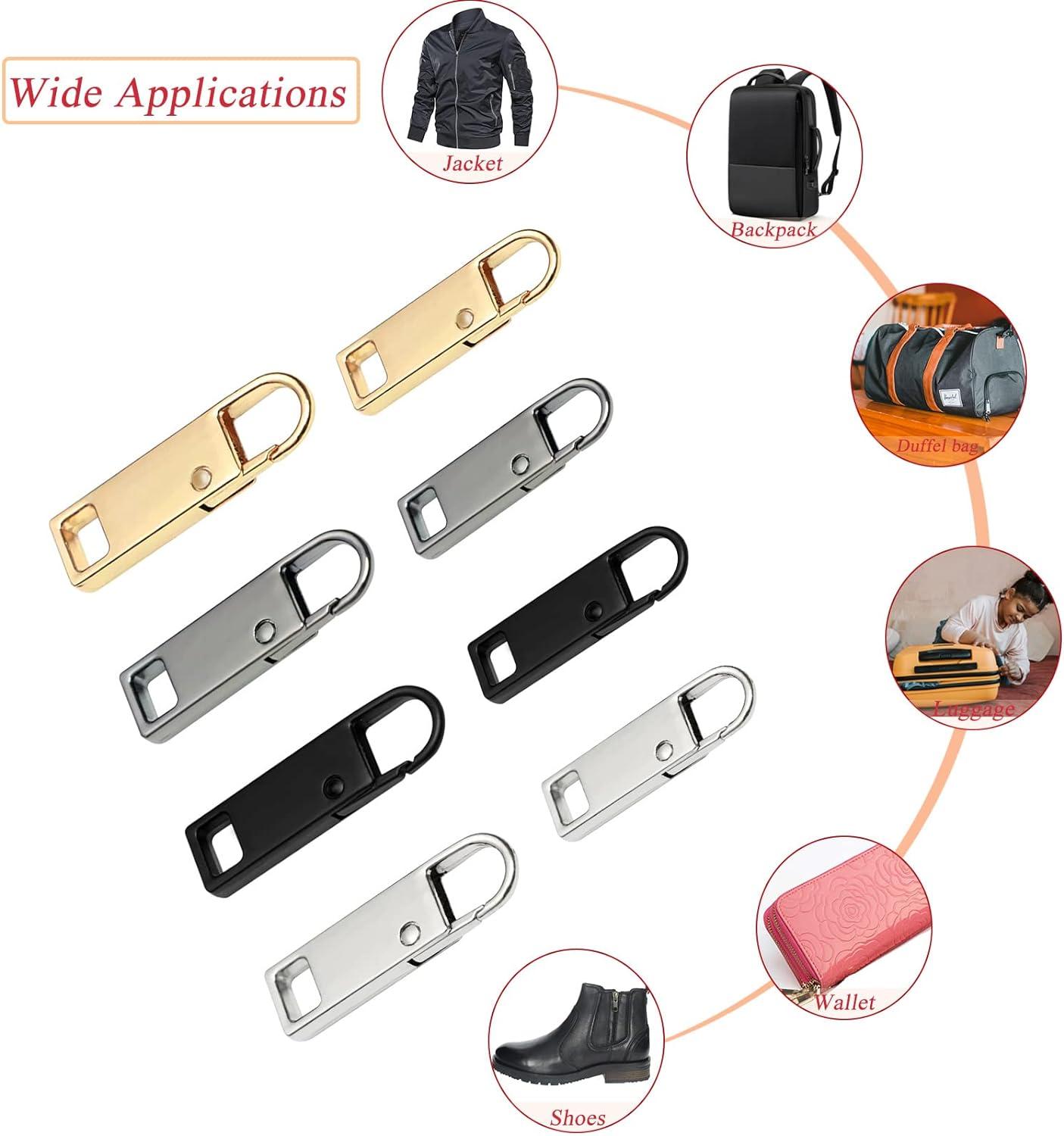 Urmspst Zipper Pull Replacement (Upgraded) 16 Pcs Detachable
