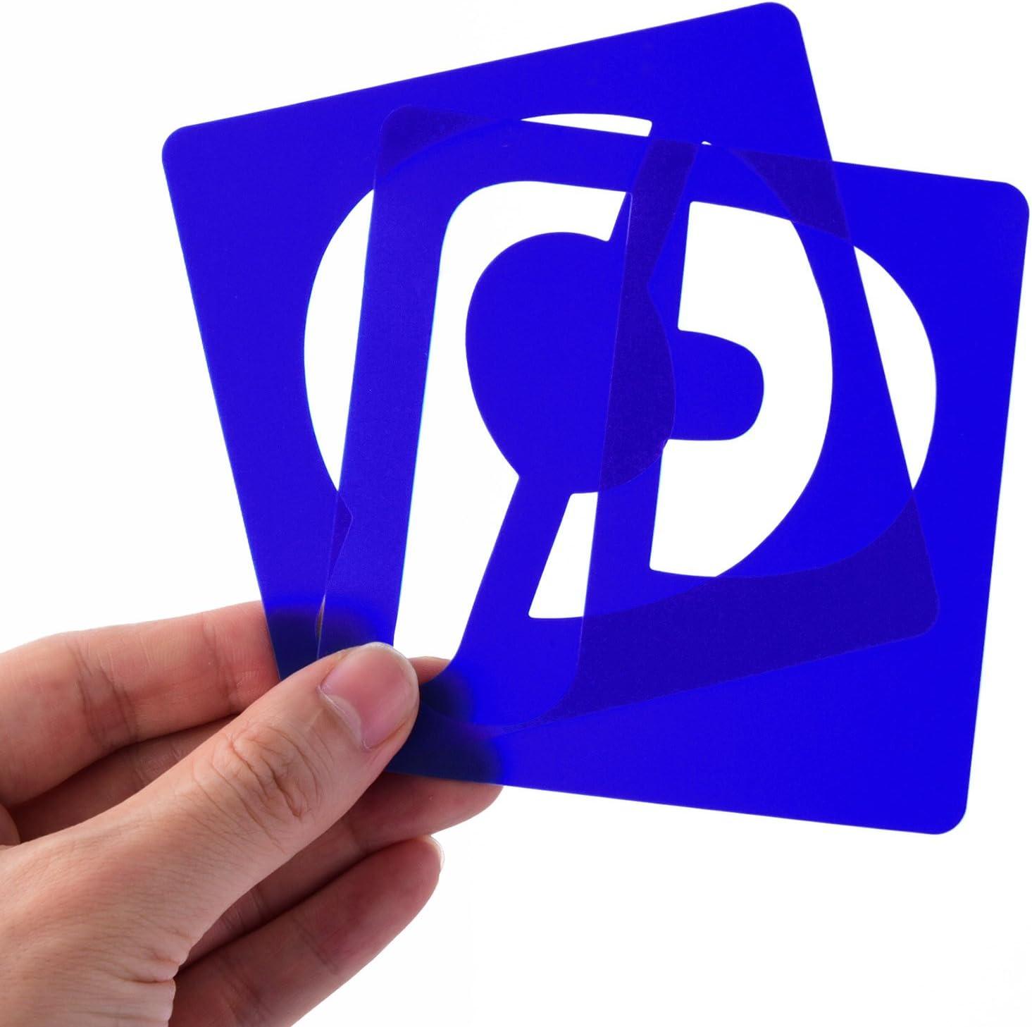 26Piece Alphabet Stencils Set for Painting and DIY Crafts 4x4 Inches