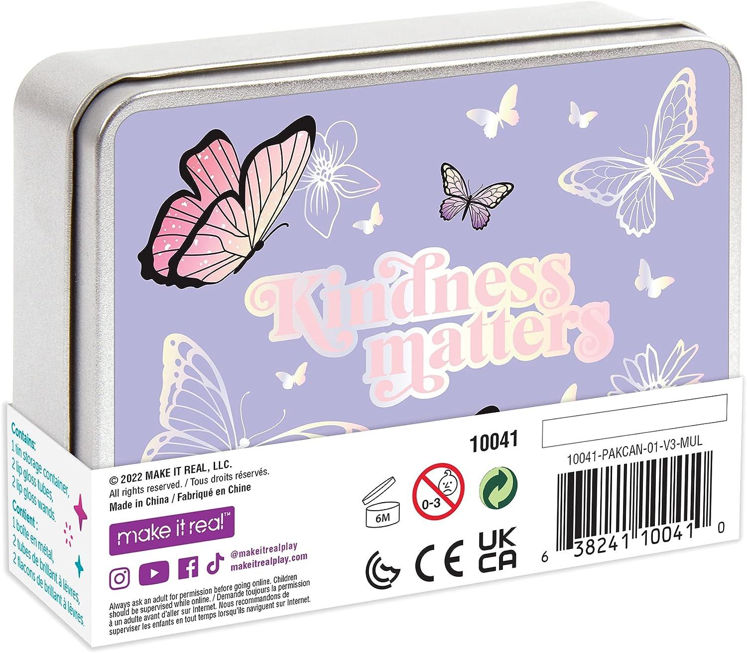 Three Cheers for Girls Butterfly Kisses Lip Gloss Set - Vanilla