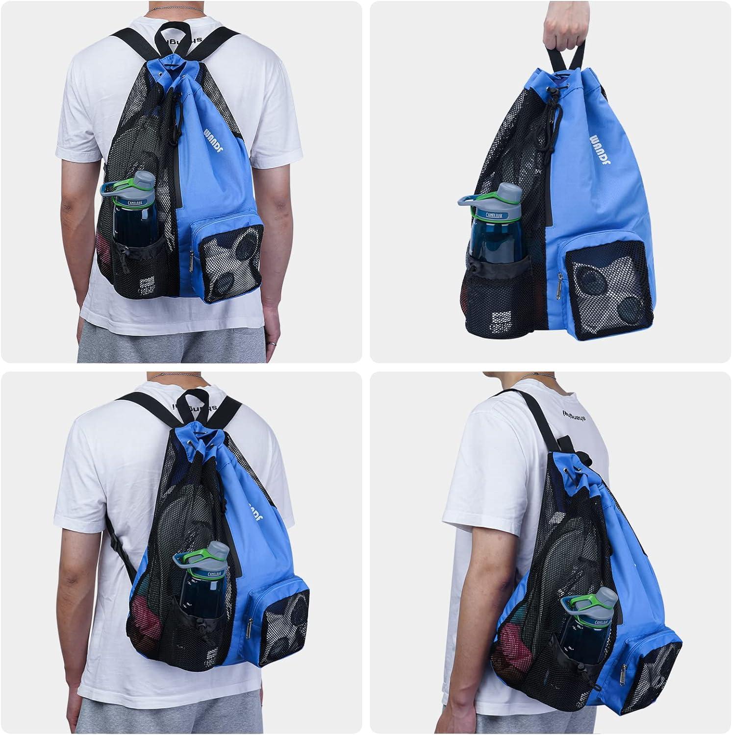 Fankiway Yoga Mat Backpack Yoga Mat Breathable Mesh Bag Thick