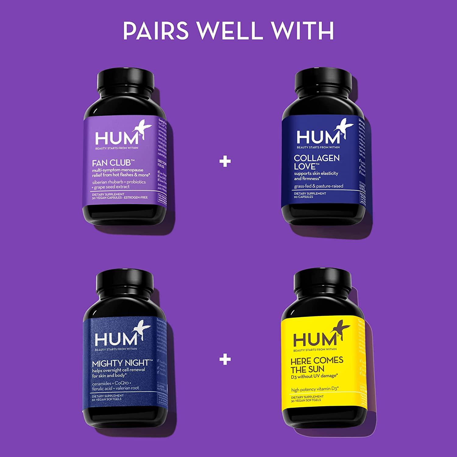 HUM Fan Club Menopause Relief Supplement & Mood Probiotic with