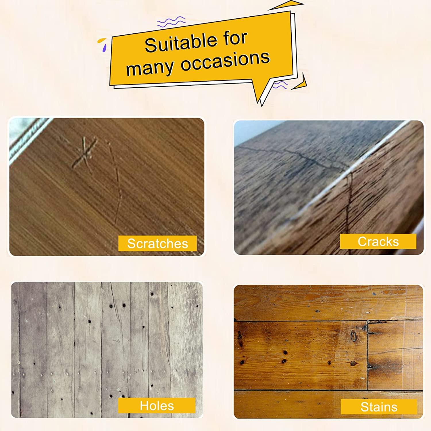 SEISSO 12 Pcs Furniture Repair Kit, Wood Floor Repair Kit Furniture