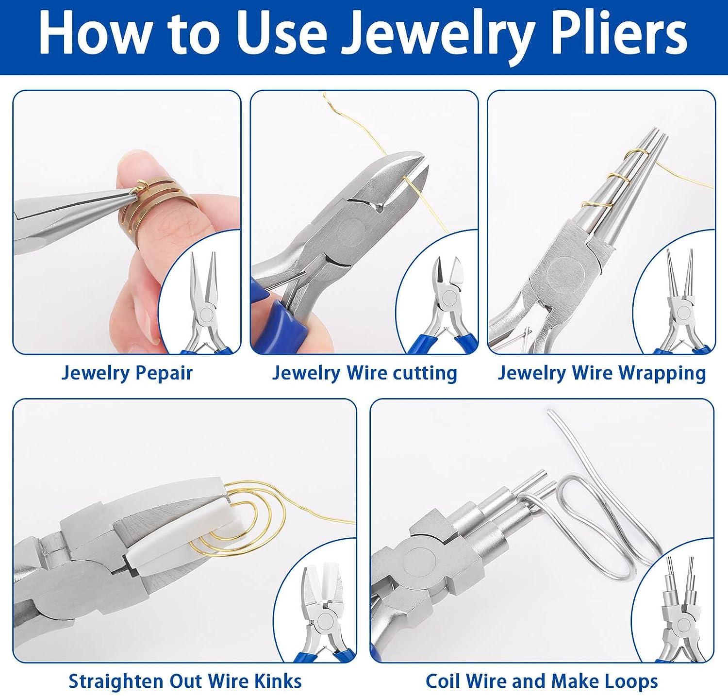 Best Jewelry Pliers Sets DIY Tools kit For Jewelry Making Round