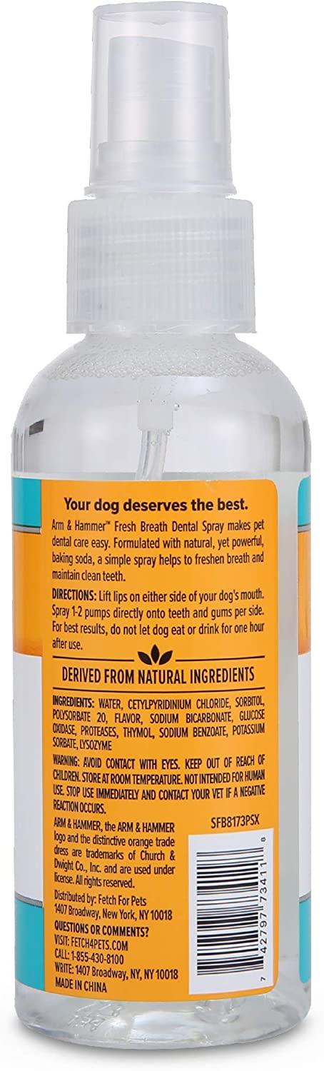 Arm and hammer dental spray for dogs shop