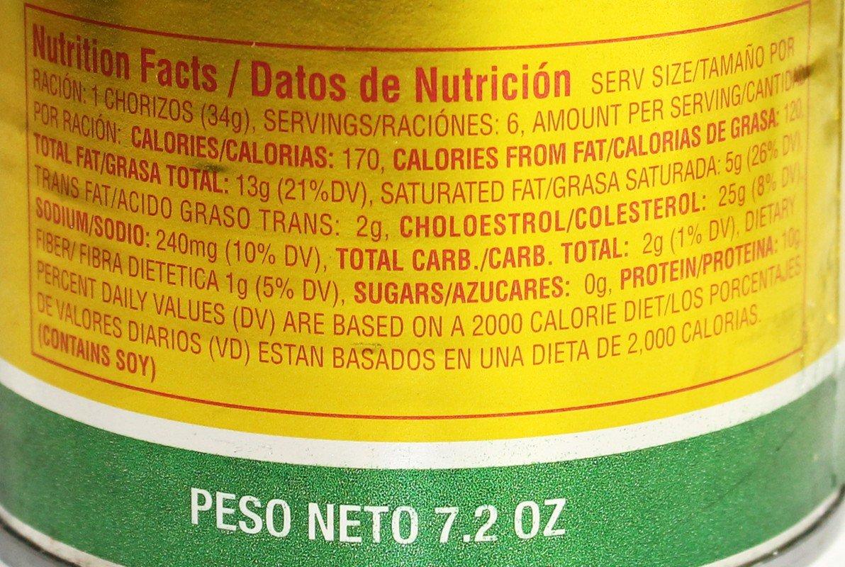 El Ebro Chorizos in Lard 7.2 oz Authentic Spanish Flavor Buy Online