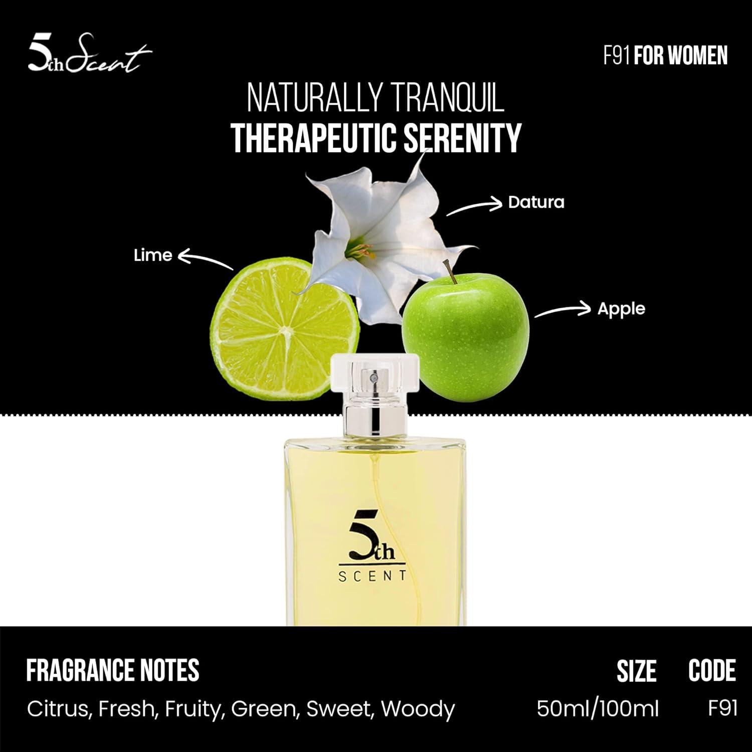 F91 Women Perfume Bottle Natural and Therapeutic Scent Made