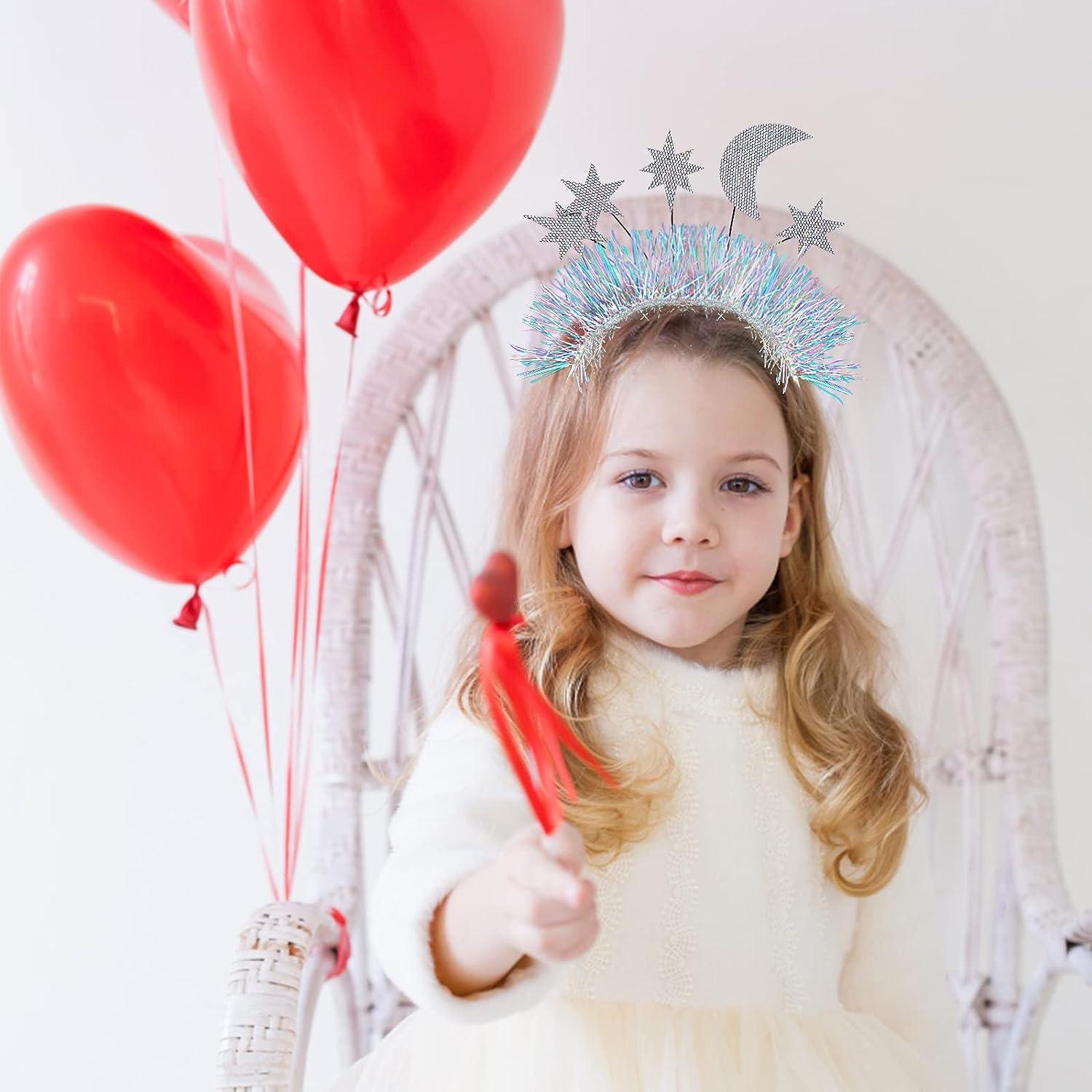 Glitter Star Headband - Sequins Heart Hair Accessory for