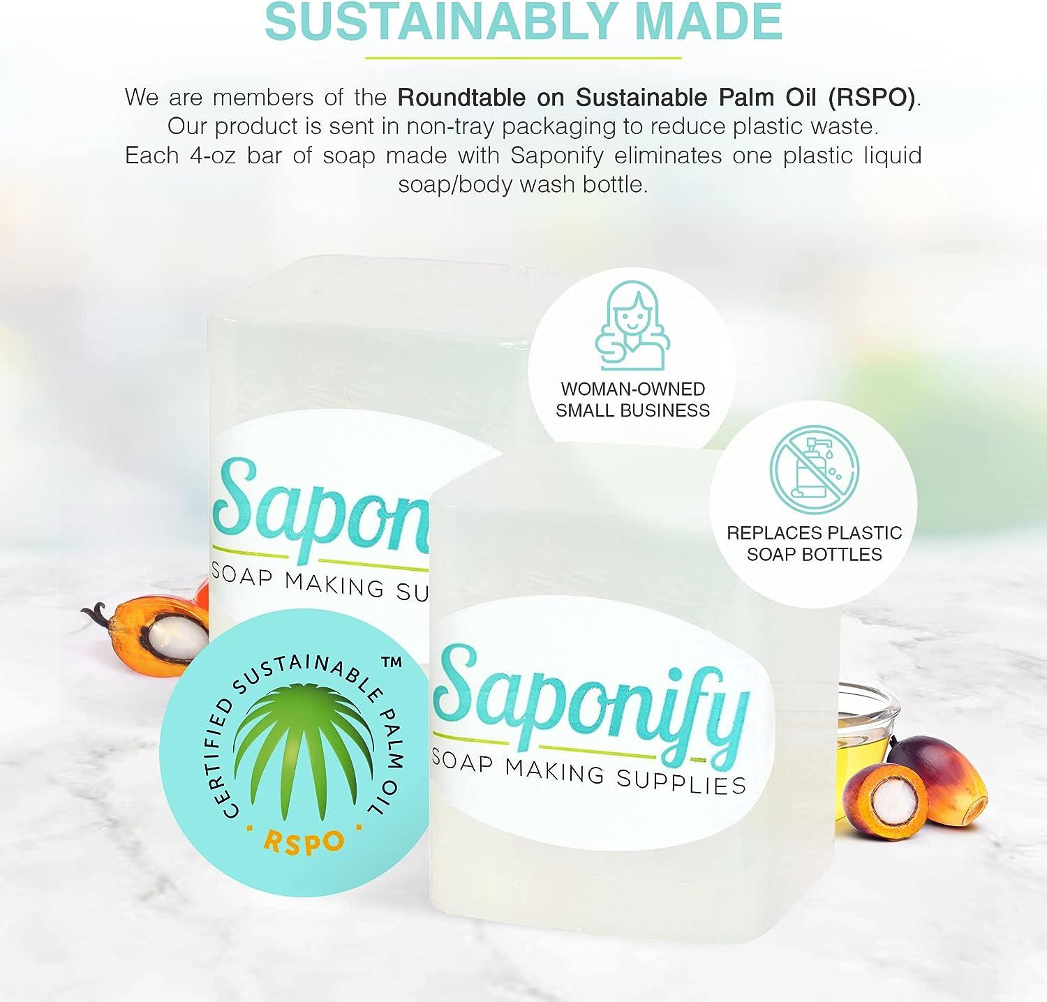 Saponify - 2Lb Ultra Clear Soap Base, Unscented Base, Easy to Use Glycerin Soap  Base for Soap Making 2 lb ultra clear