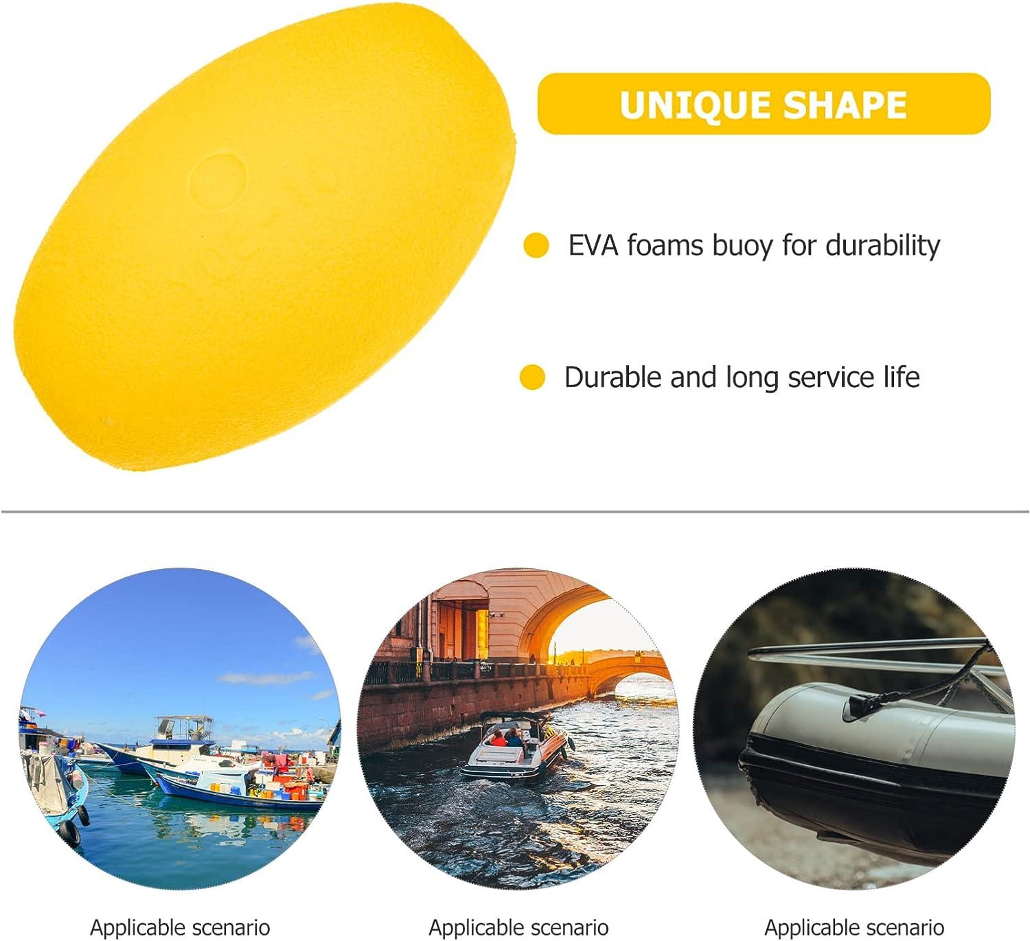 INOOMP High Density Yellow Water Float EVA Foam Floatable Kayak Anchor Canoe Drift Anchor Float
