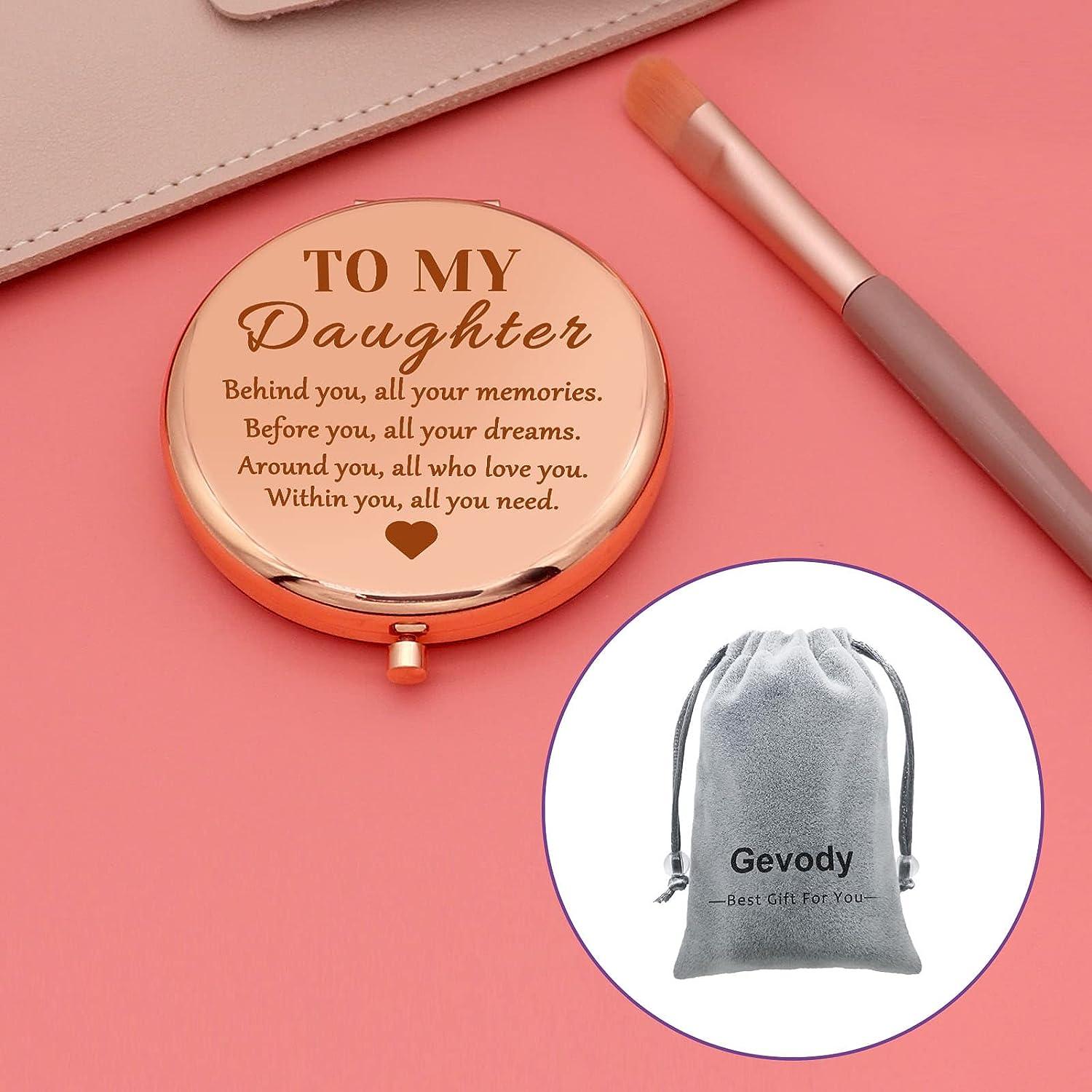 to My Daughter Gifts Inspirational Birthday Gift Travel Makeup