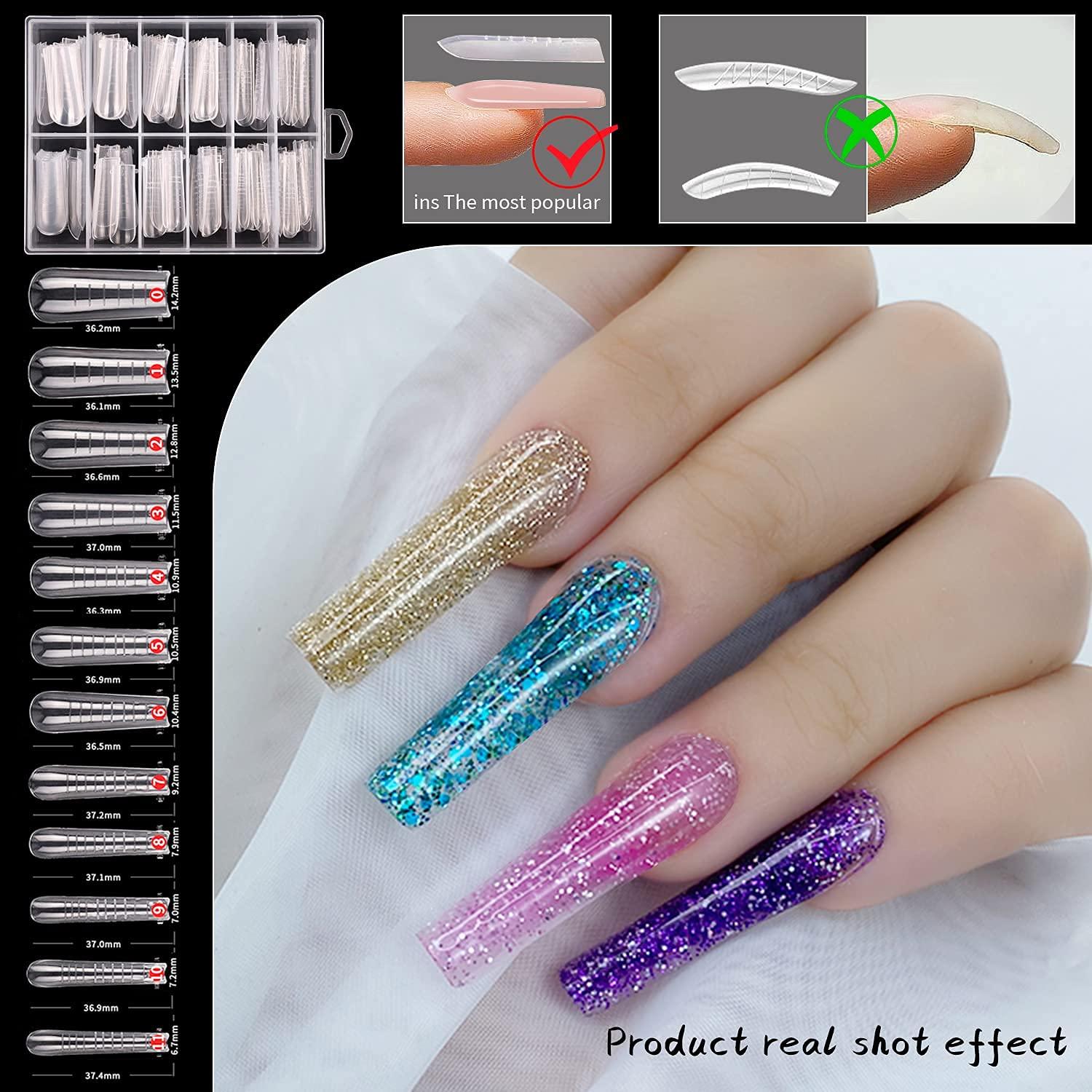 2021upgrad] Polygel Nail Extension Kit - Easy DIY Nails Art Design ...