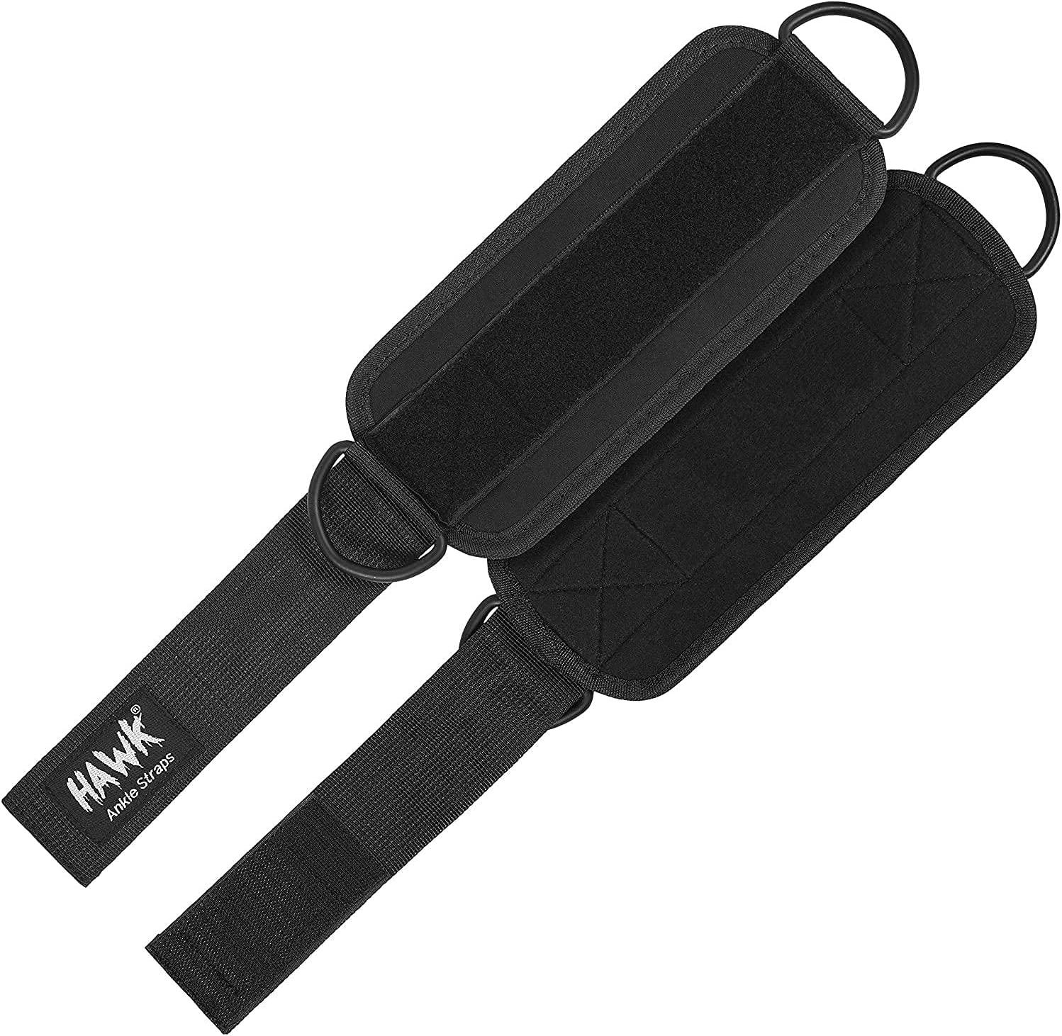 Ankle Straps for Cable Machines Padded Ankle Cuffs (Pair) for Legs