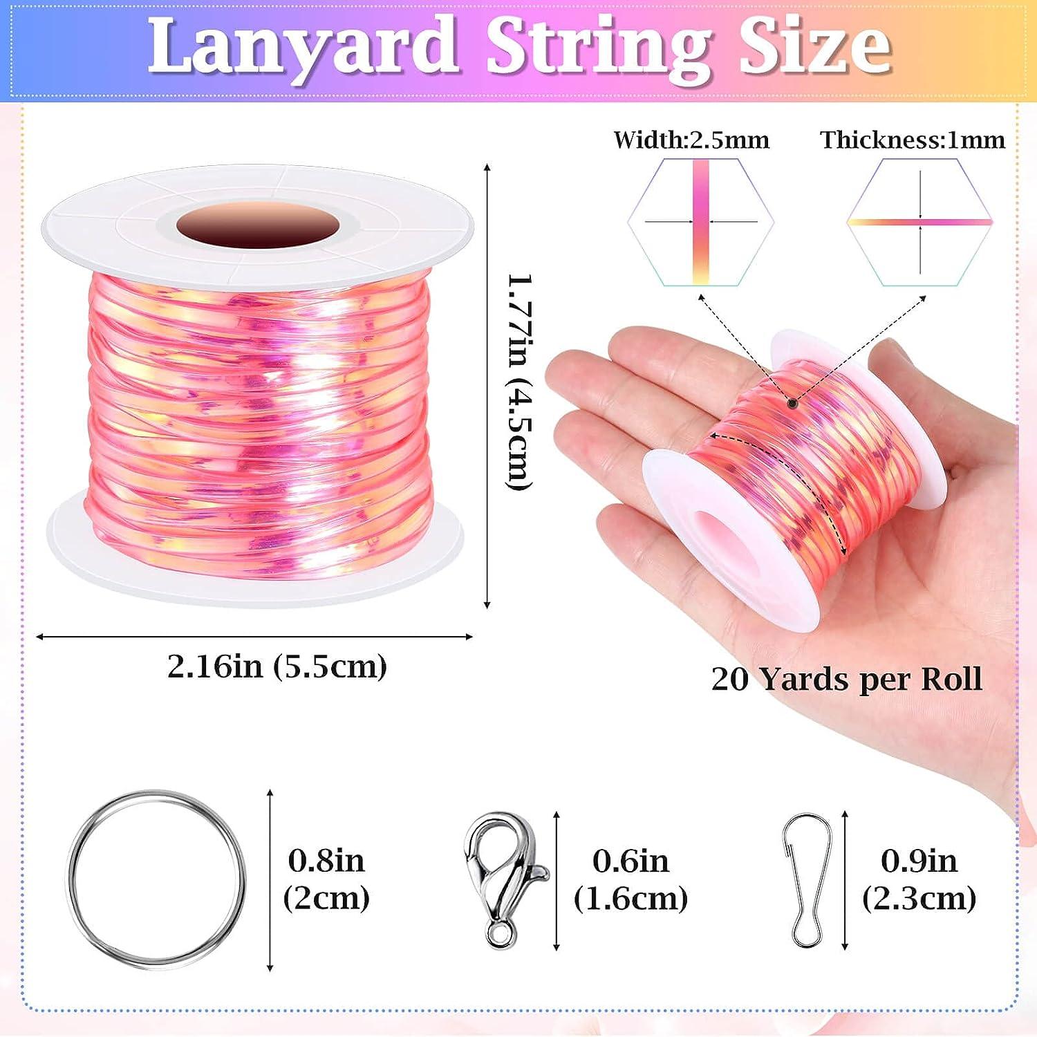 2 Jumbo Size Plastic D-Ring: For Apparel, Lanyards and Craft Making 