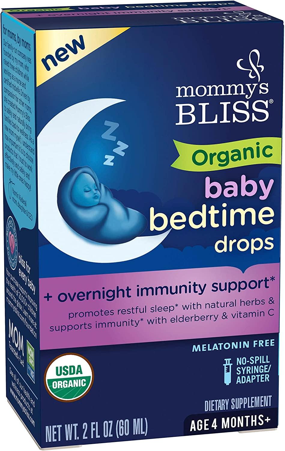 Mommy's Bliss Organic Baby Bedtime Drops + Overnight Immunity Support