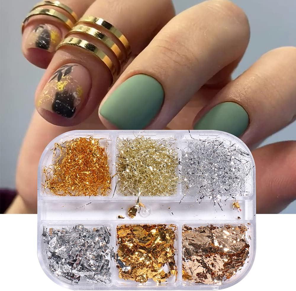 37 Top Black And Gold Glitter Nails | Gold sparkle nails, Gold glitter nails,  Gold nails