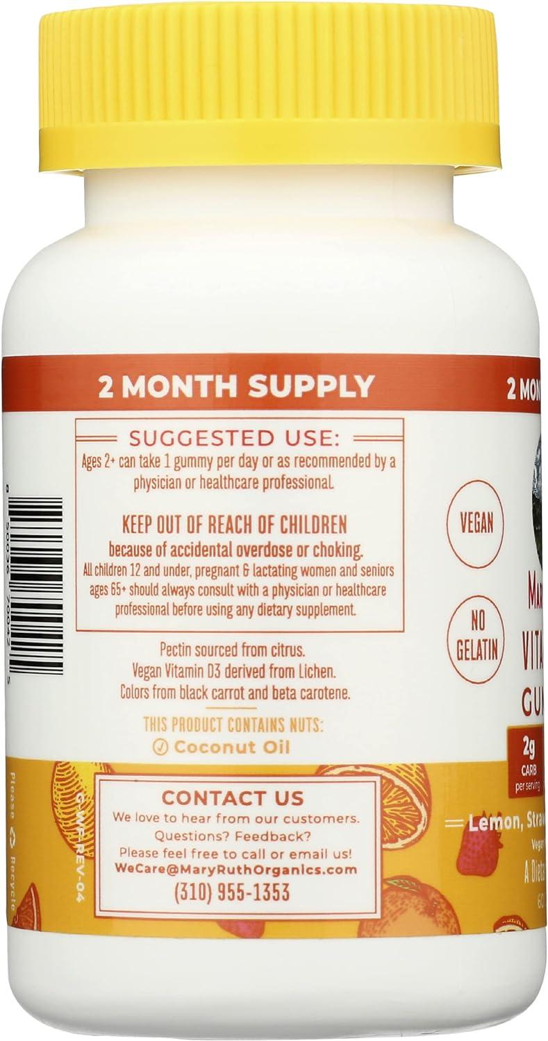 Mary Ruth's Vitamin D3 Gummies 60 CT
