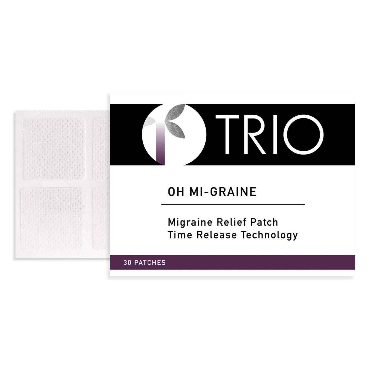 Trio OhMigraine Migraine Relief Patch