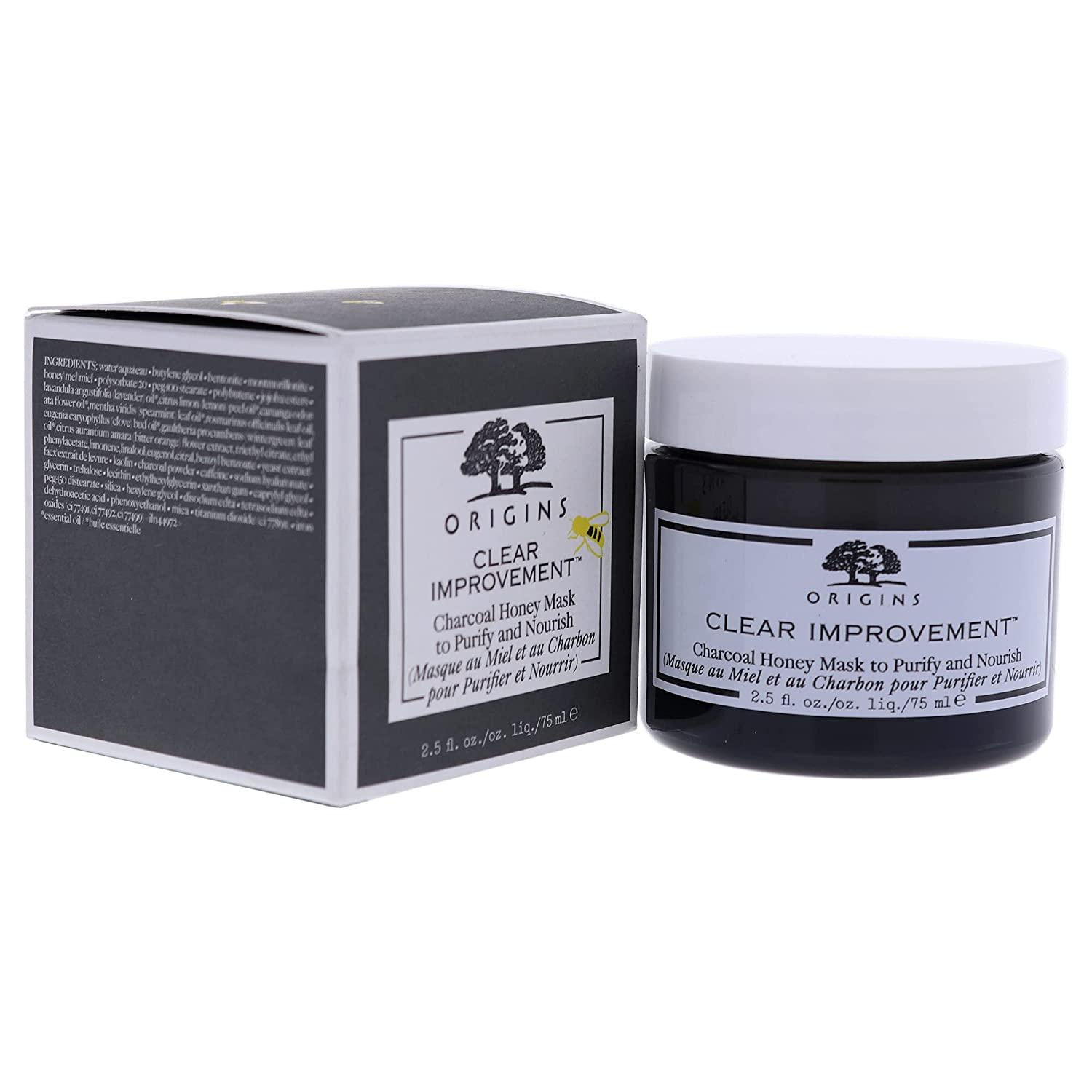 Origins Clear Improvement Charcoal Honey Mask To Purify & Nourish, 2.5 ...