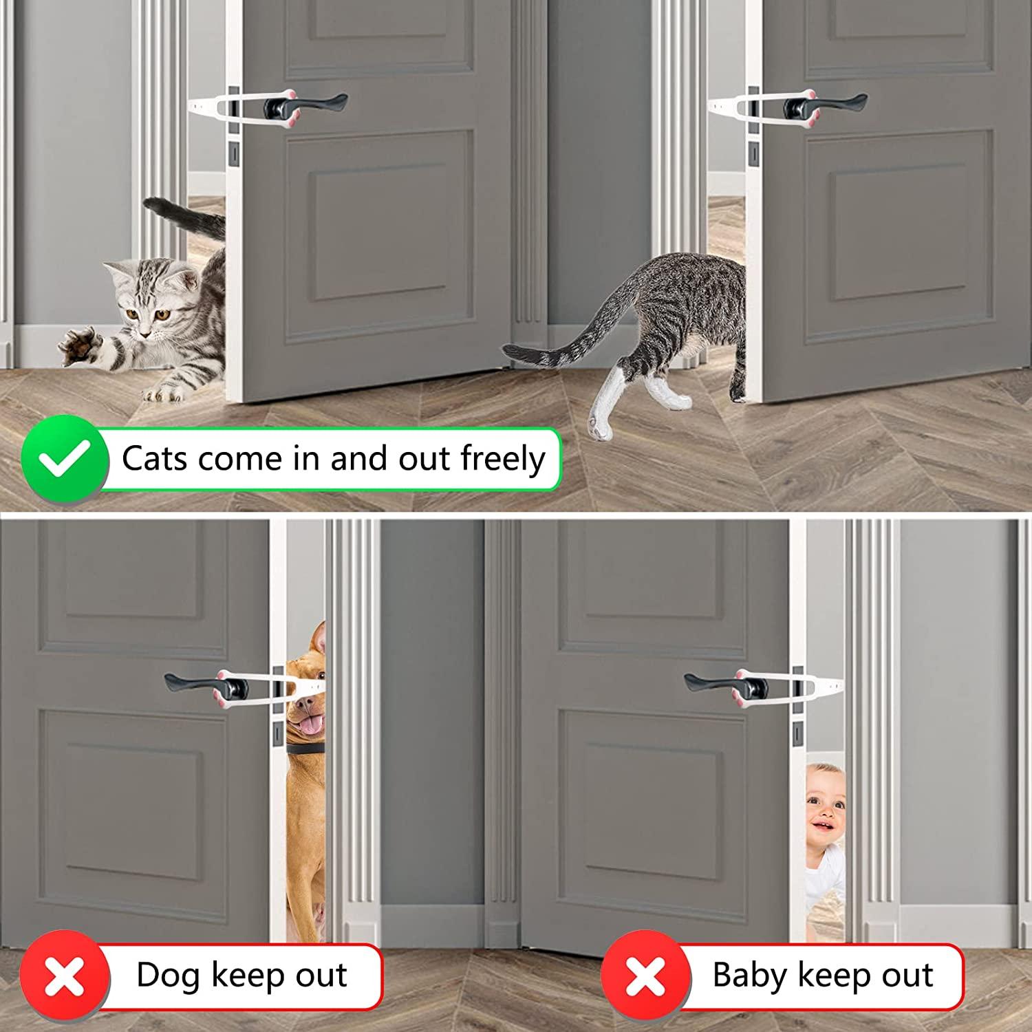 Cat Door Holder Latch Cat Door Alternative to Keep Dogs Out of Cat