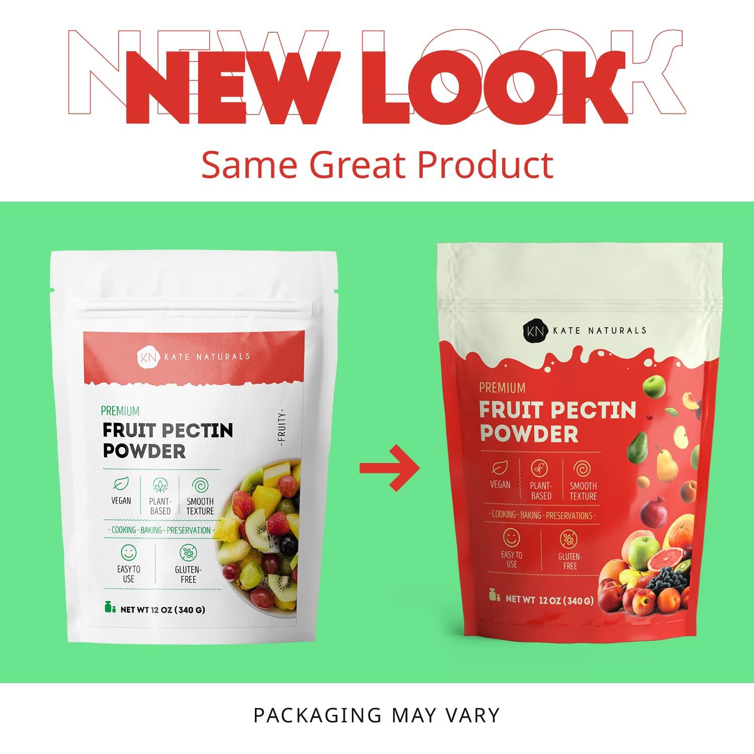 Kate Naturals Fruit Pectin for Canning Jam & Jelly 12oz 100