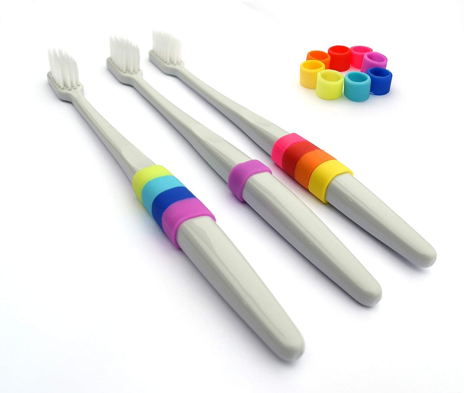 CUPmarker Toothbrush Marker - Set of 6 Reusable Labels for Standard ...