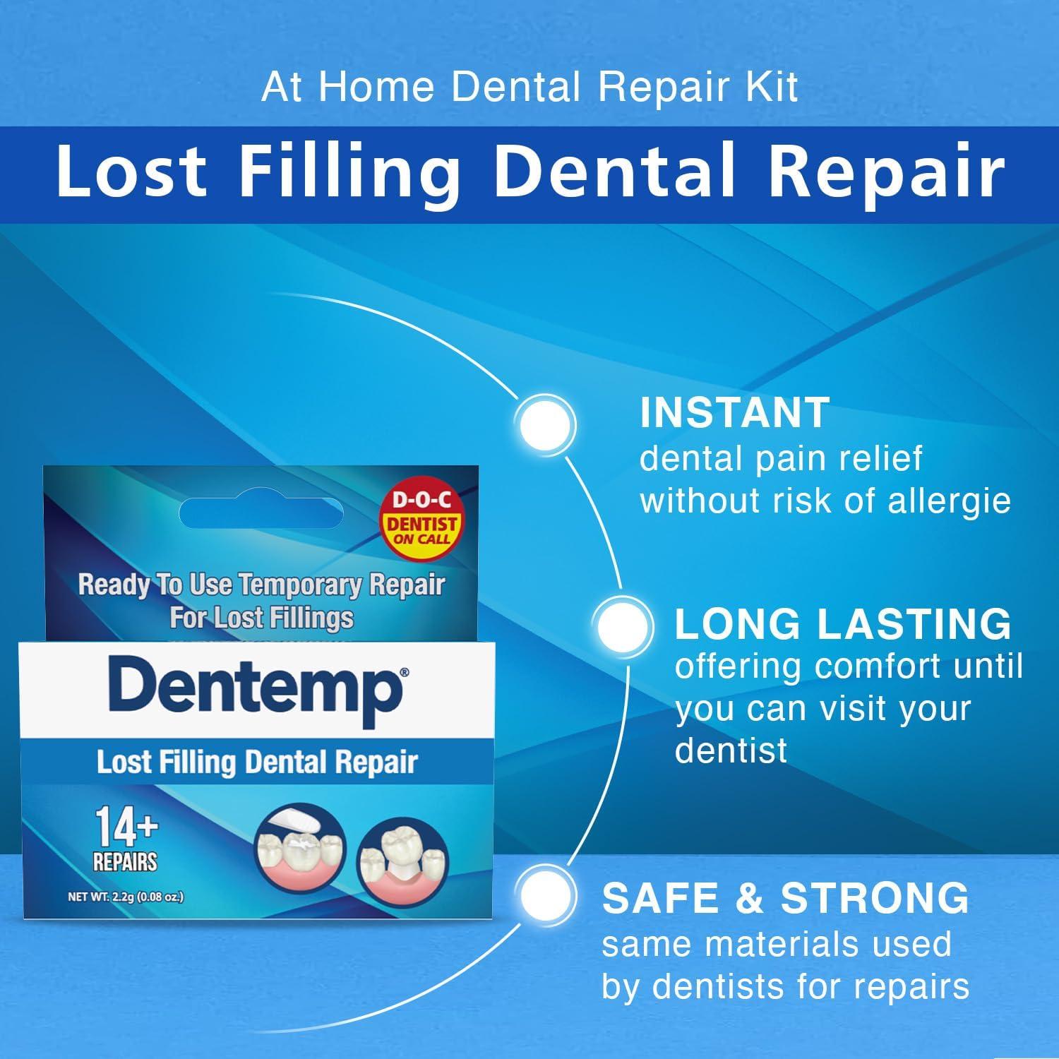 Dentemp Tooth Repair Kit - Dental Repair Kit With Dental - Import It All