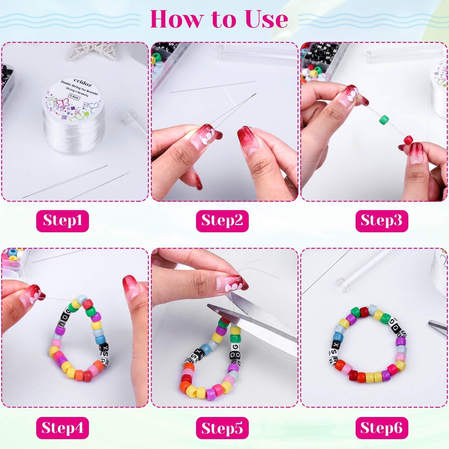 Stretchy string for beads on sale